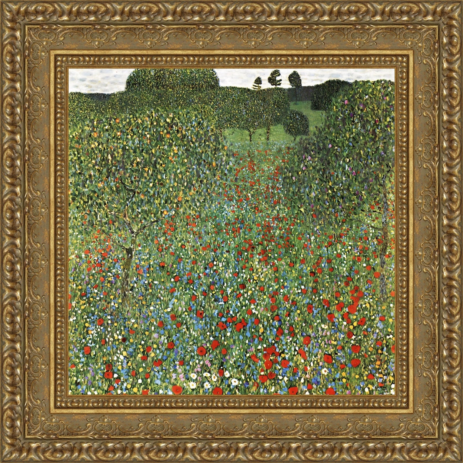 Mohnfeld (Poppy Field) – Gustav Klimt, 1907