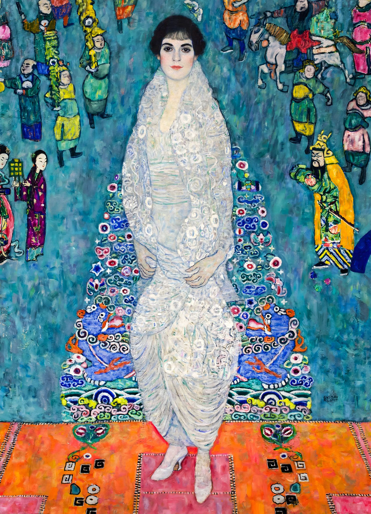 Portrait of Elisabeth Lederer – Gustav Klimt, 1914–1916, framed