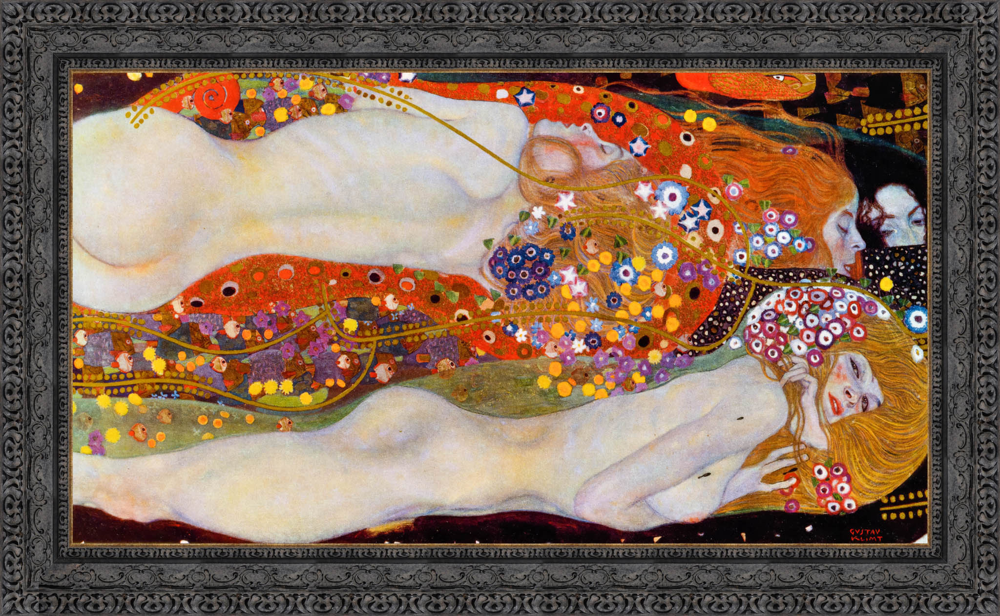 Water Serpents II – Gustav Klimt, 1907 - Canvas Classics