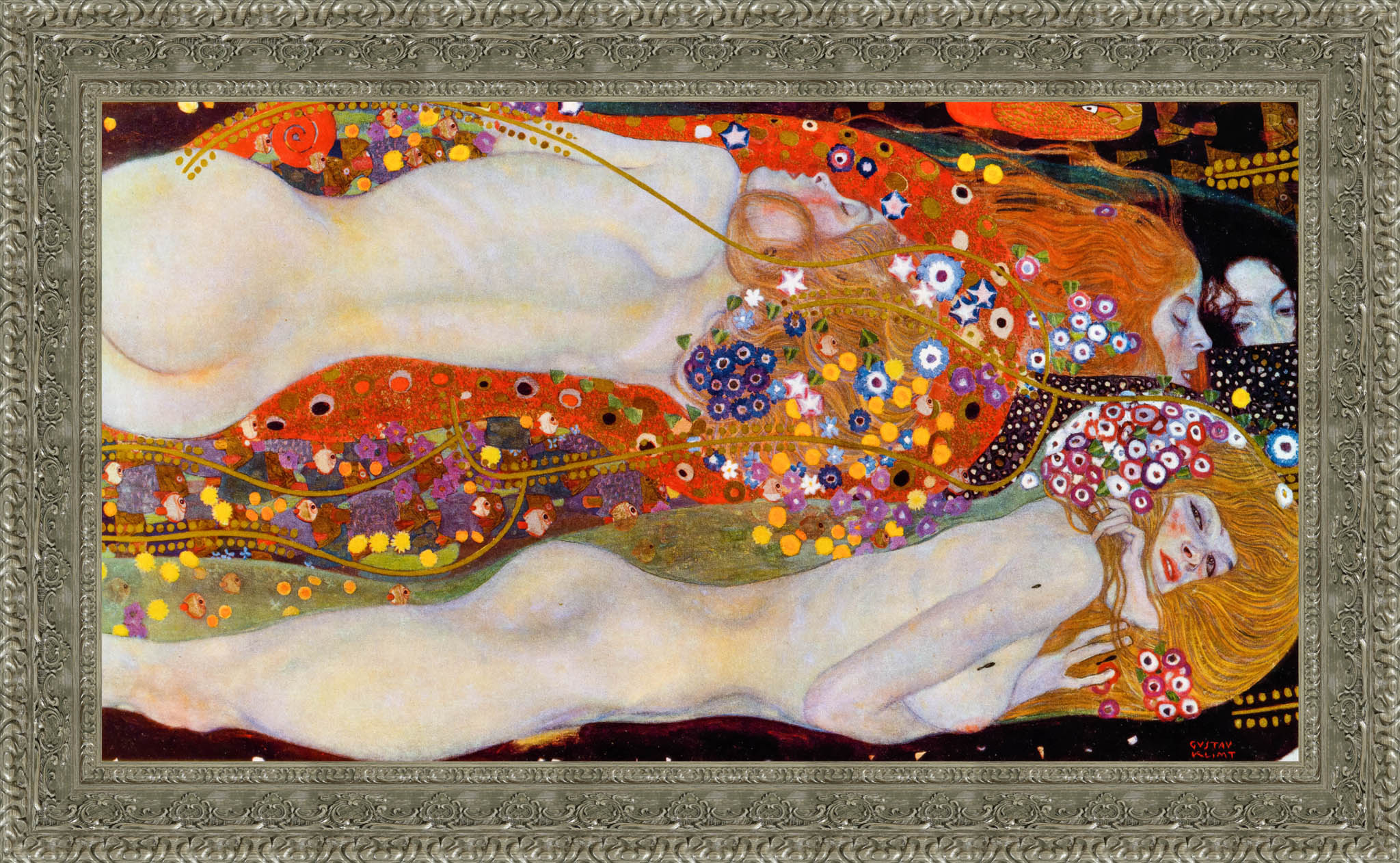 Water Serpents II – Gustav Klimt, 1907 - Canvas Classics