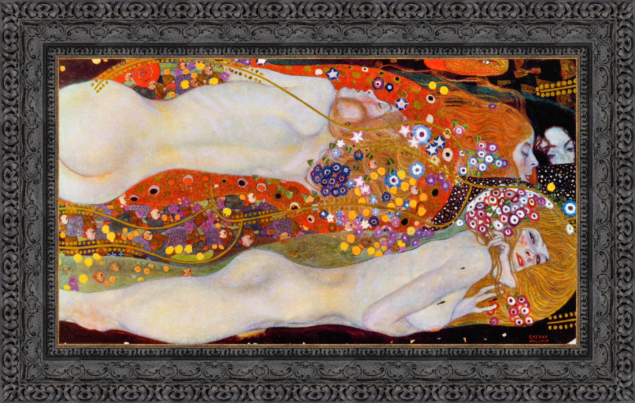 Water Serpents II – Gustav Klimt, 1907 - Canvas Classics
