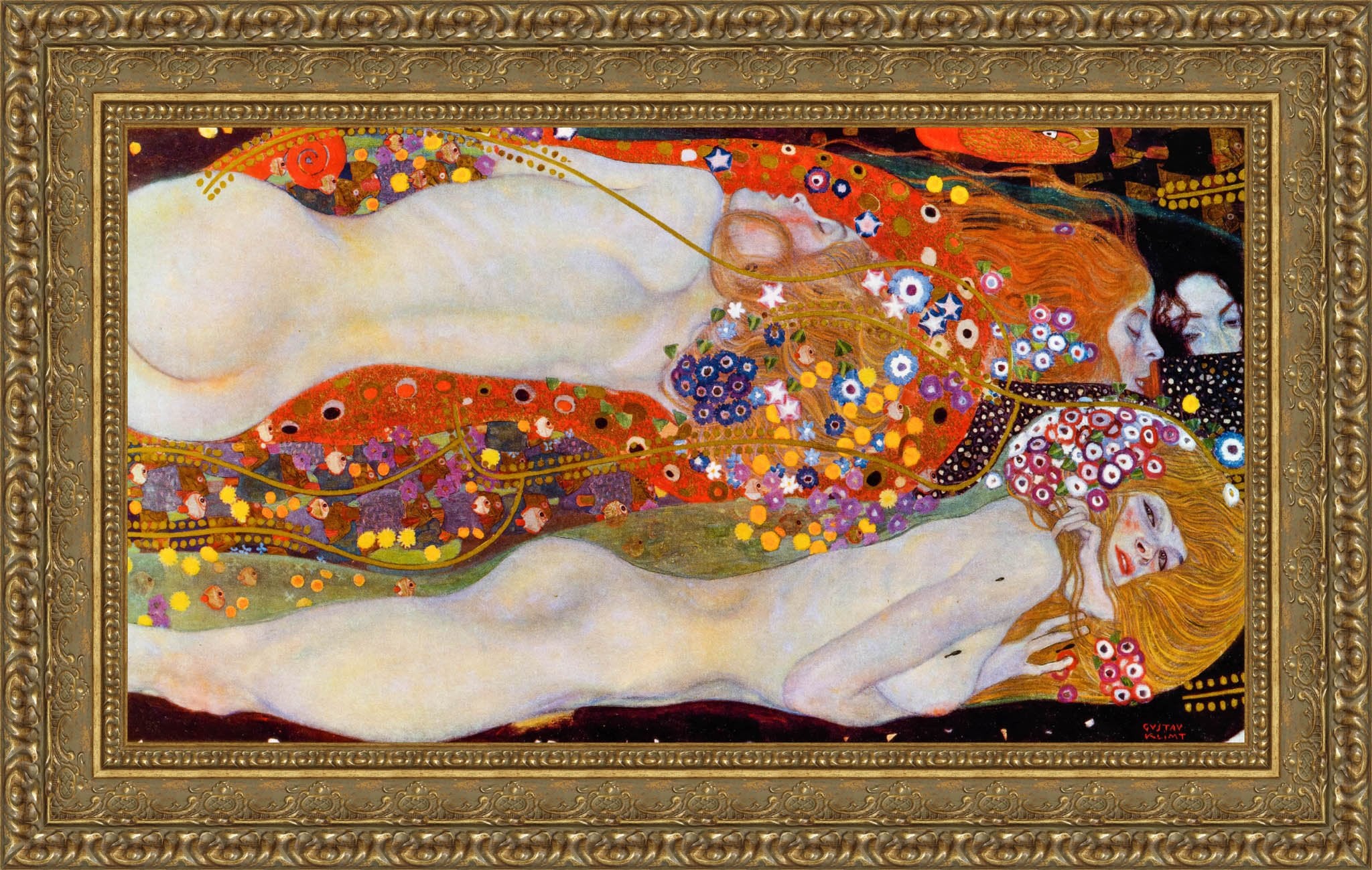 Water Serpents II – Gustav Klimt, 1907 - Canvas Classics