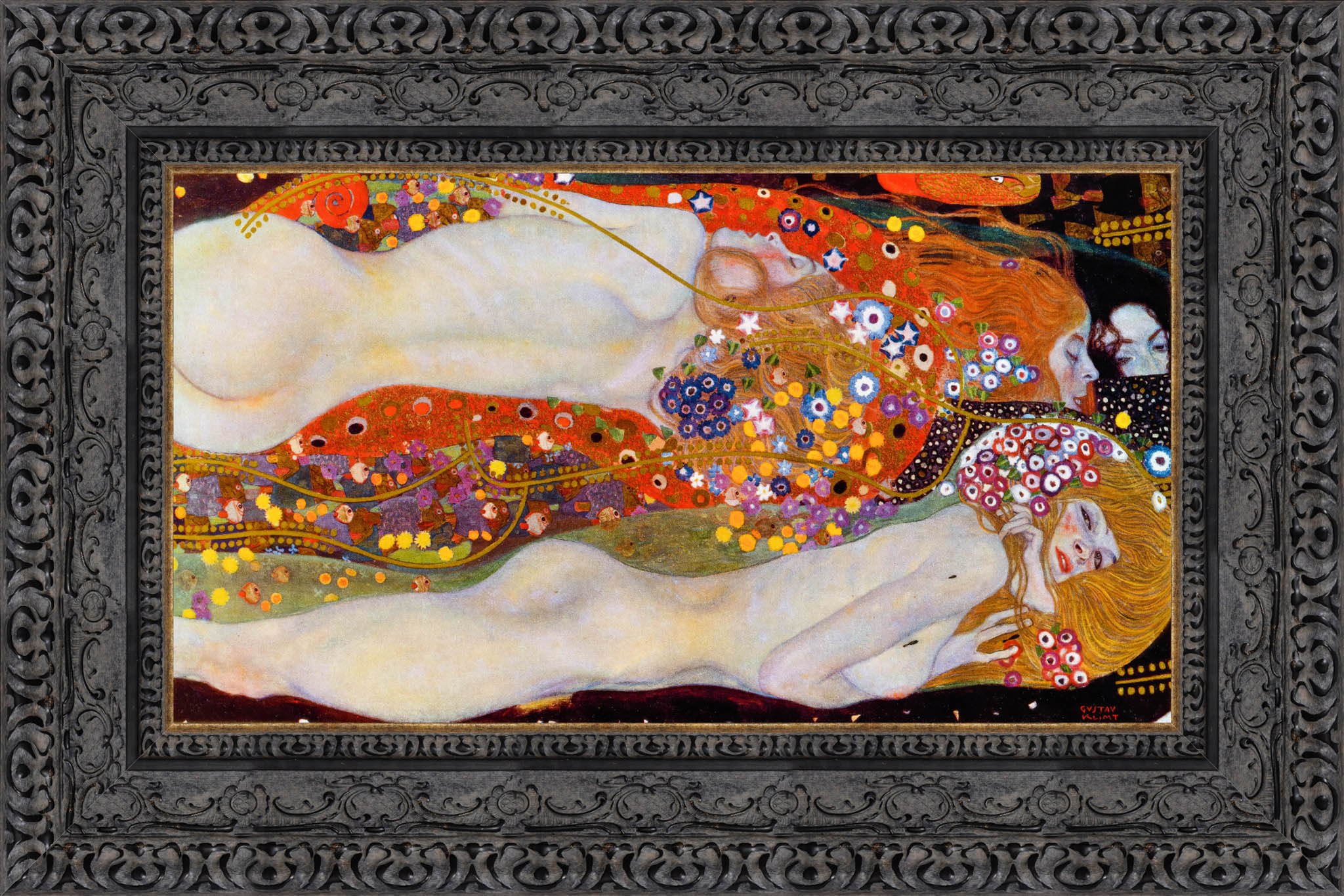 Water Serpents II – Gustav Klimt, 1907 - Canvas Classics