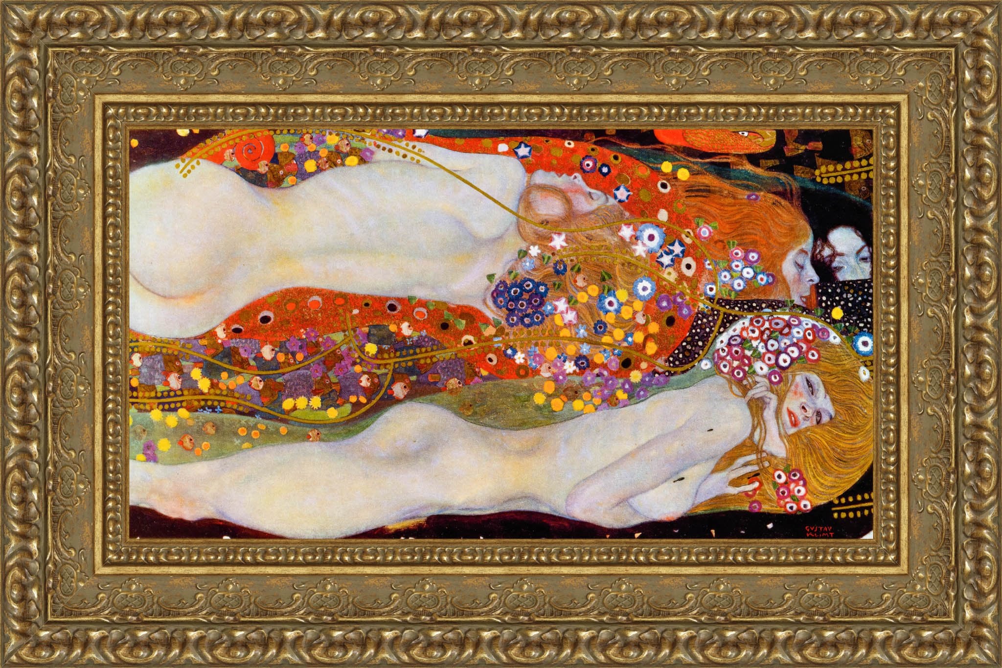 Water Serpents II – Gustav Klimt, 1907 - Canvas Classics