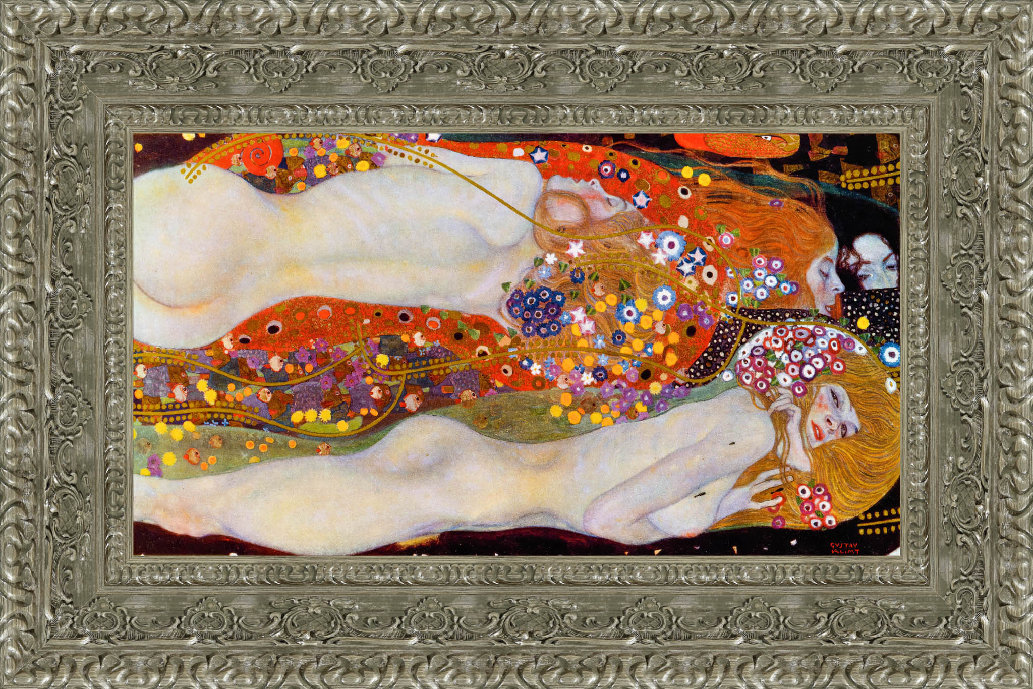 Water Serpents II – Gustav Klimt, 1907 - Canvas Classics