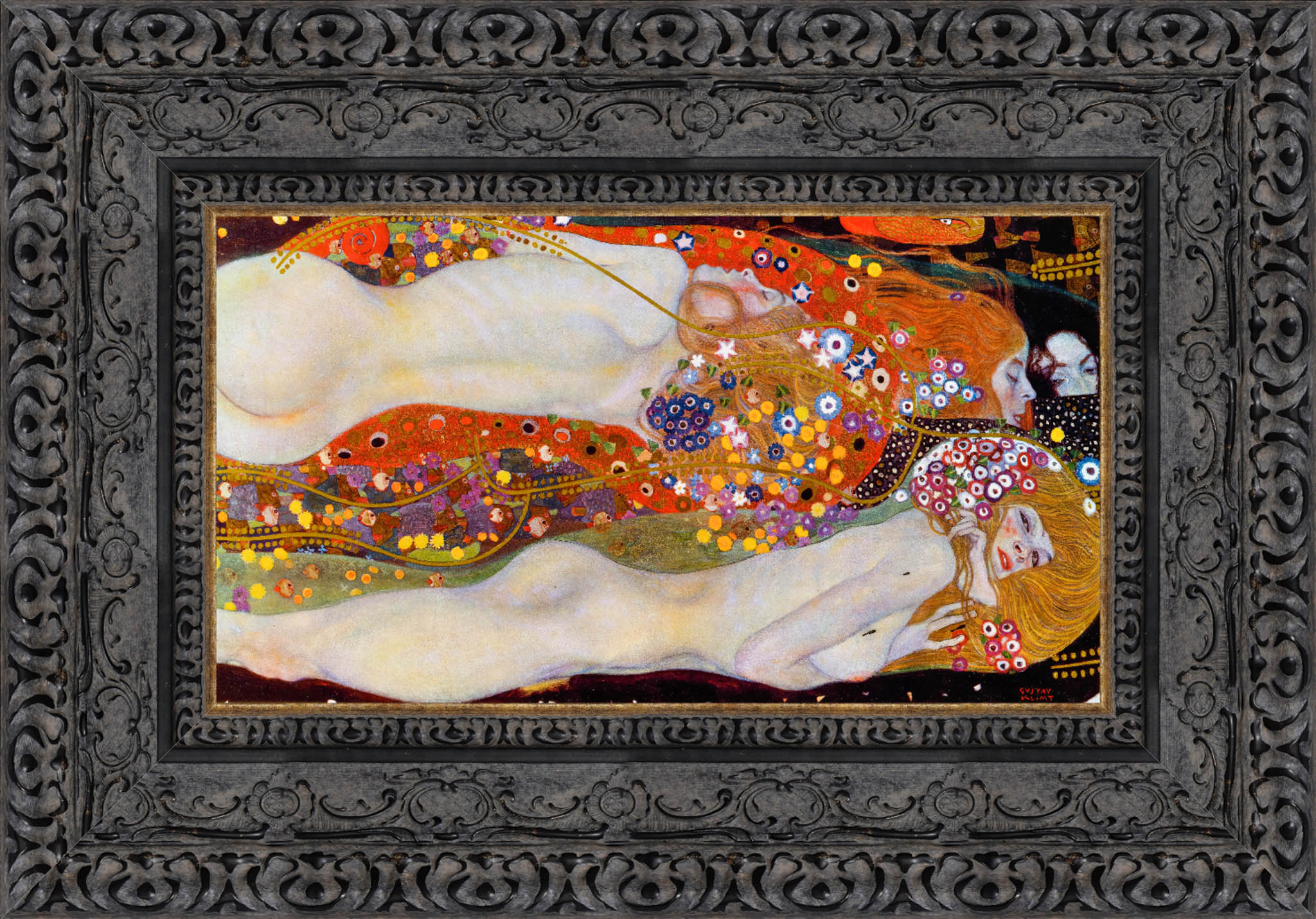 Water Serpents II – Gustav Klimt, 1907 - Canvas Classics