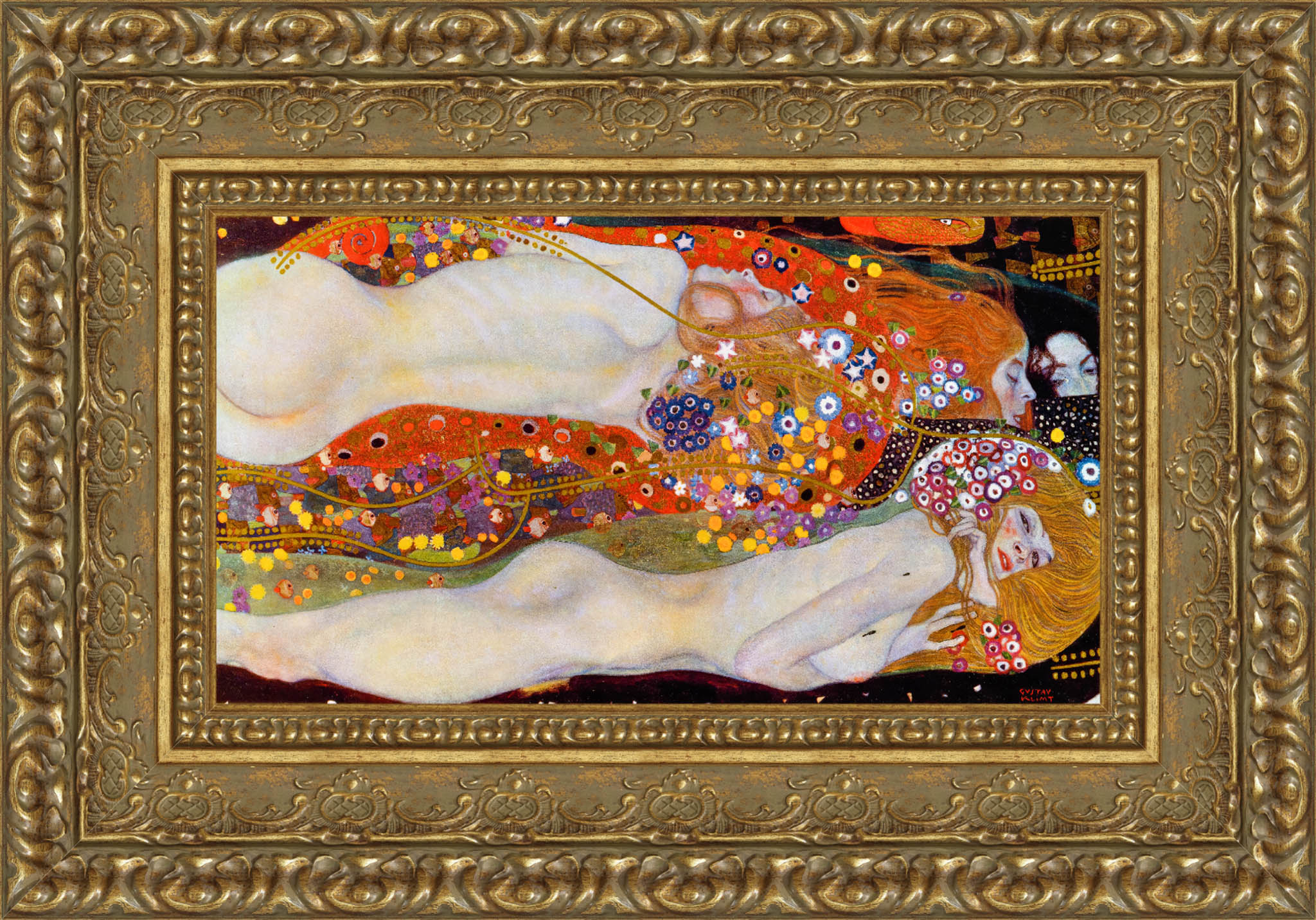 Water Serpents II – Gustav Klimt, 1907 - Canvas Classics
