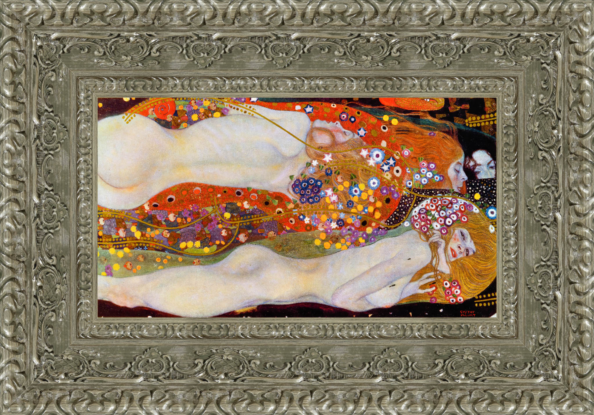 Water Serpents II – Gustav Klimt, 1907 - Canvas Classics