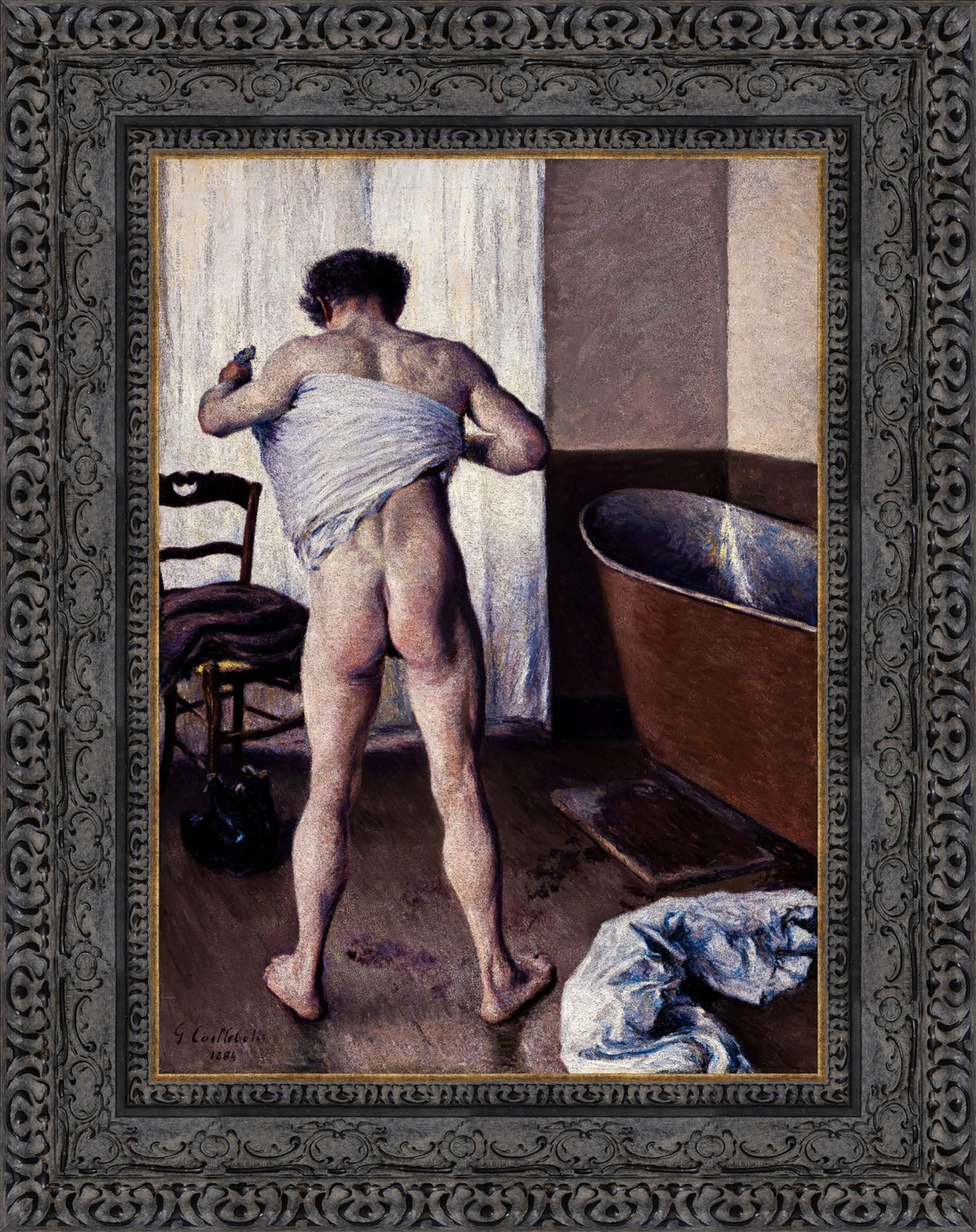 Man at His Bath – Gustave Caillebotte, 1884