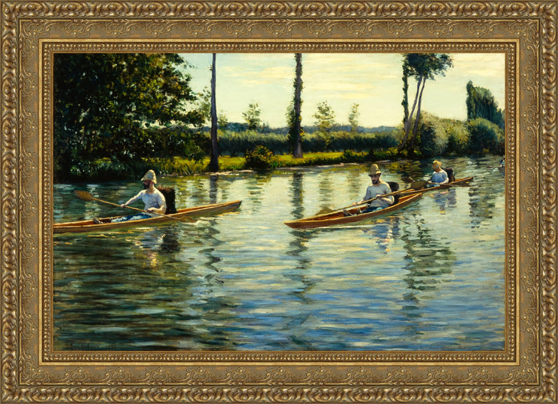 Boating on the Yerres – Gustave Caillebotte, 1877