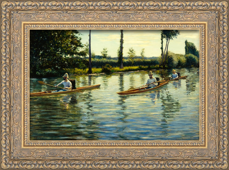 Boating on the Yerres – Gustave Caillebotte, 1877