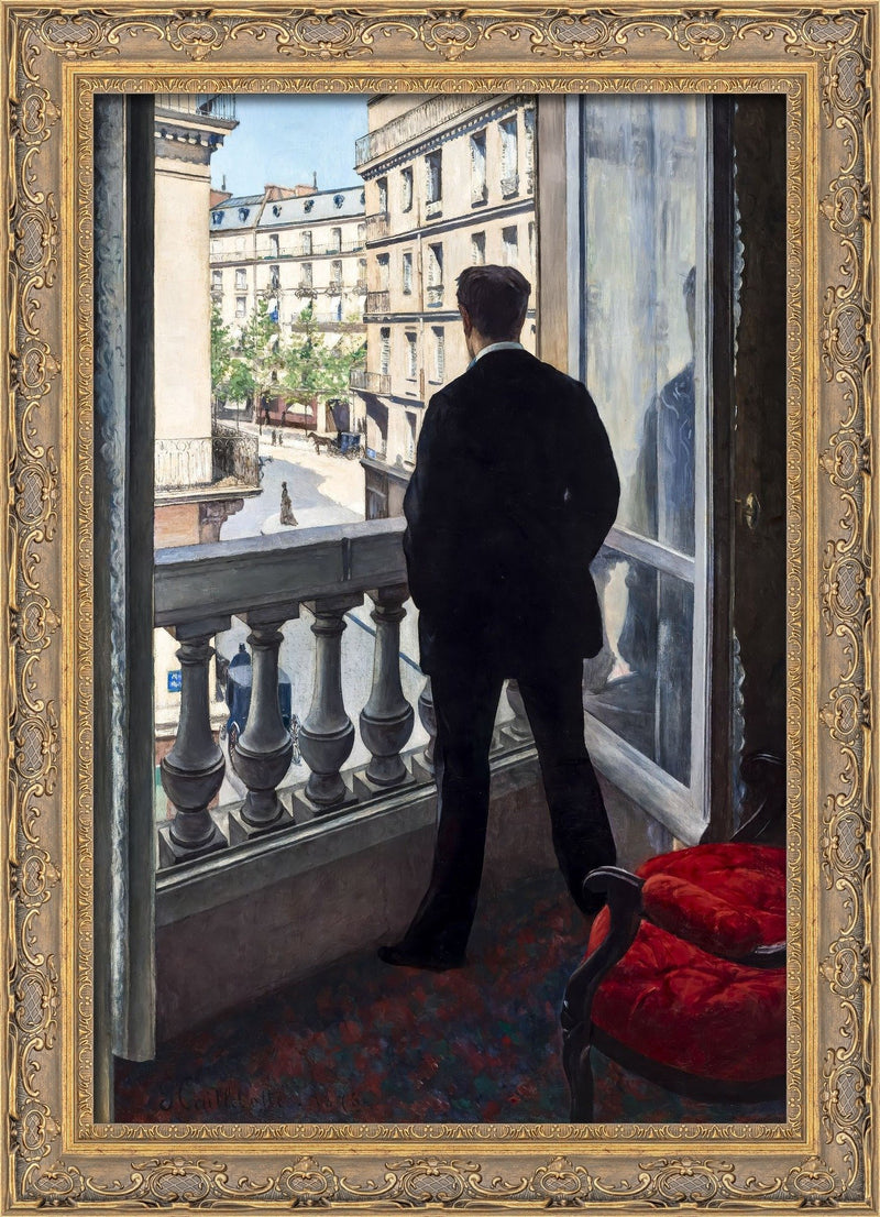 Young Man at His Window – Gustave Caillebotte, 1875