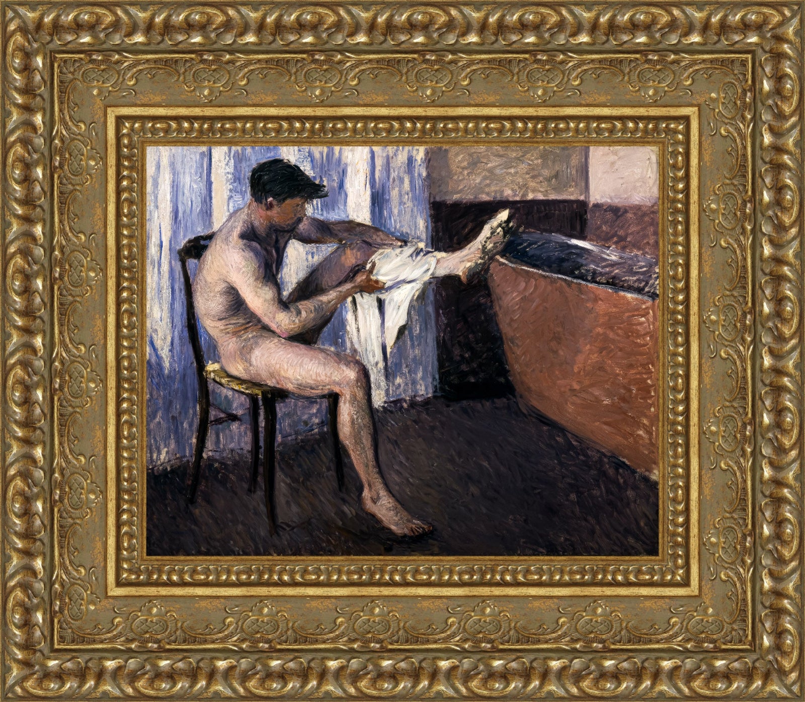 Man Drying His Leg – Gustave Caillebotte, 1884