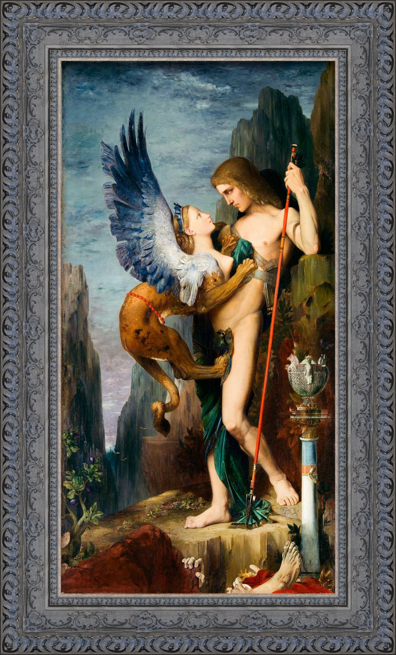 Oedipus and the Sphinx – Gustave Moreau, 1864