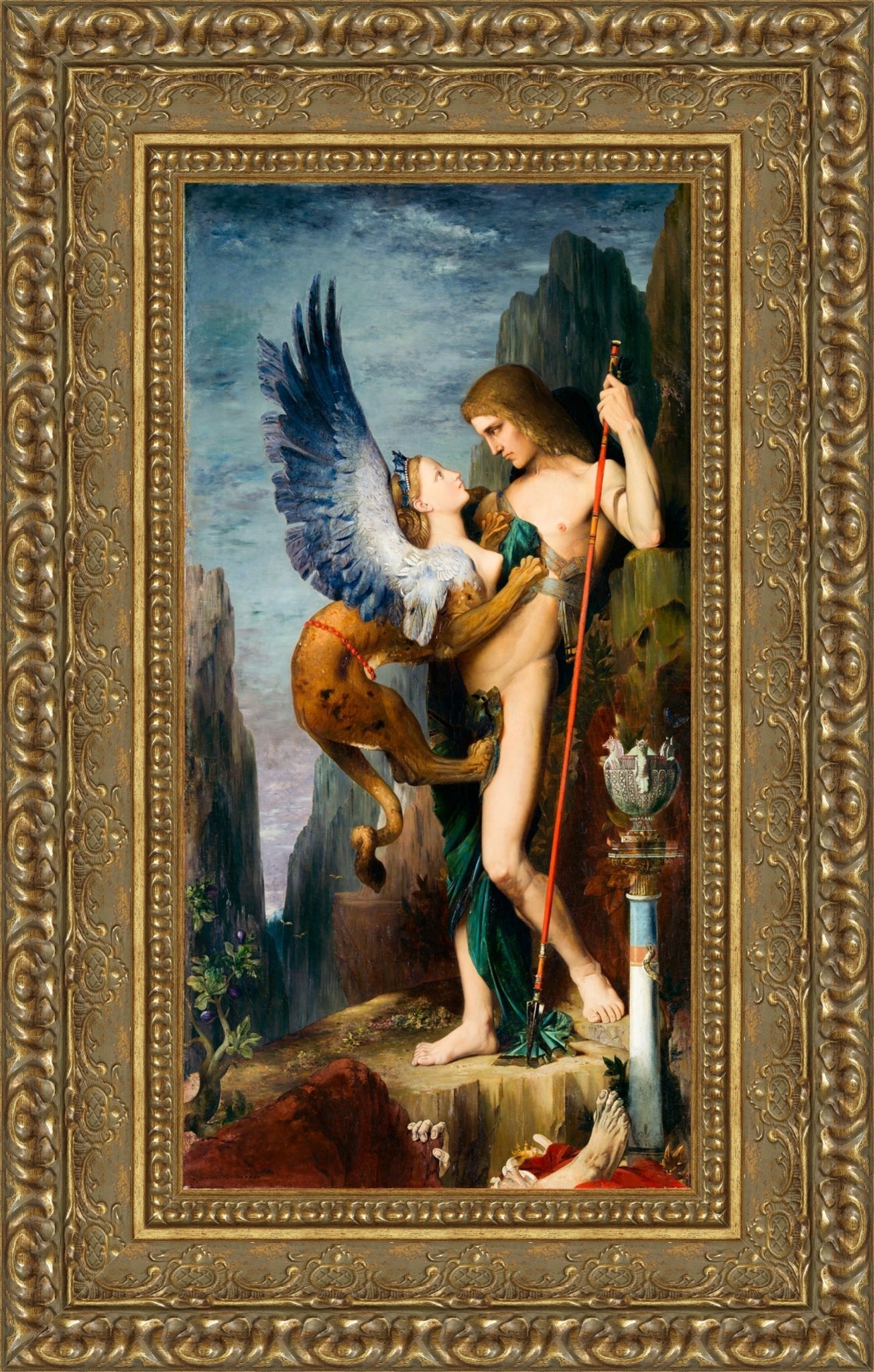 Oedipus and the Sphinx – Gustave Moreau, 1864