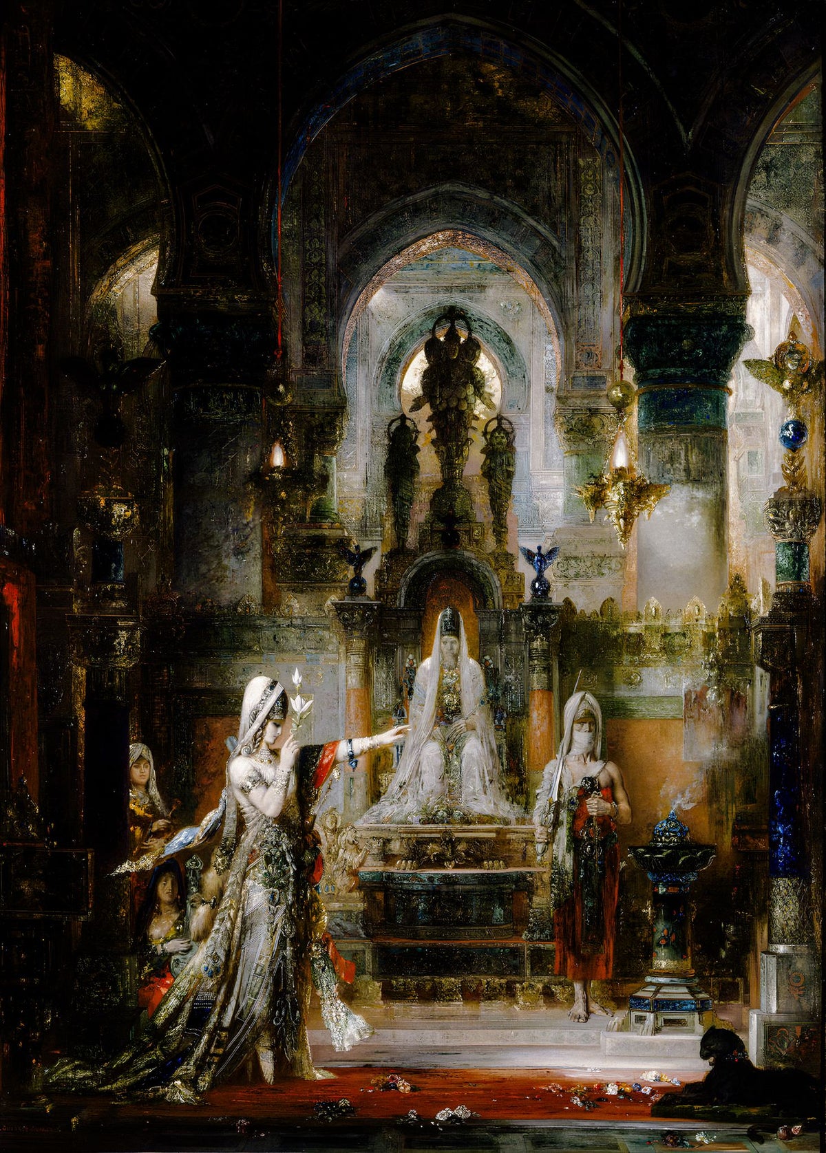 Salome Dancing Before Herod – Gustave Moreau, 1876, framed