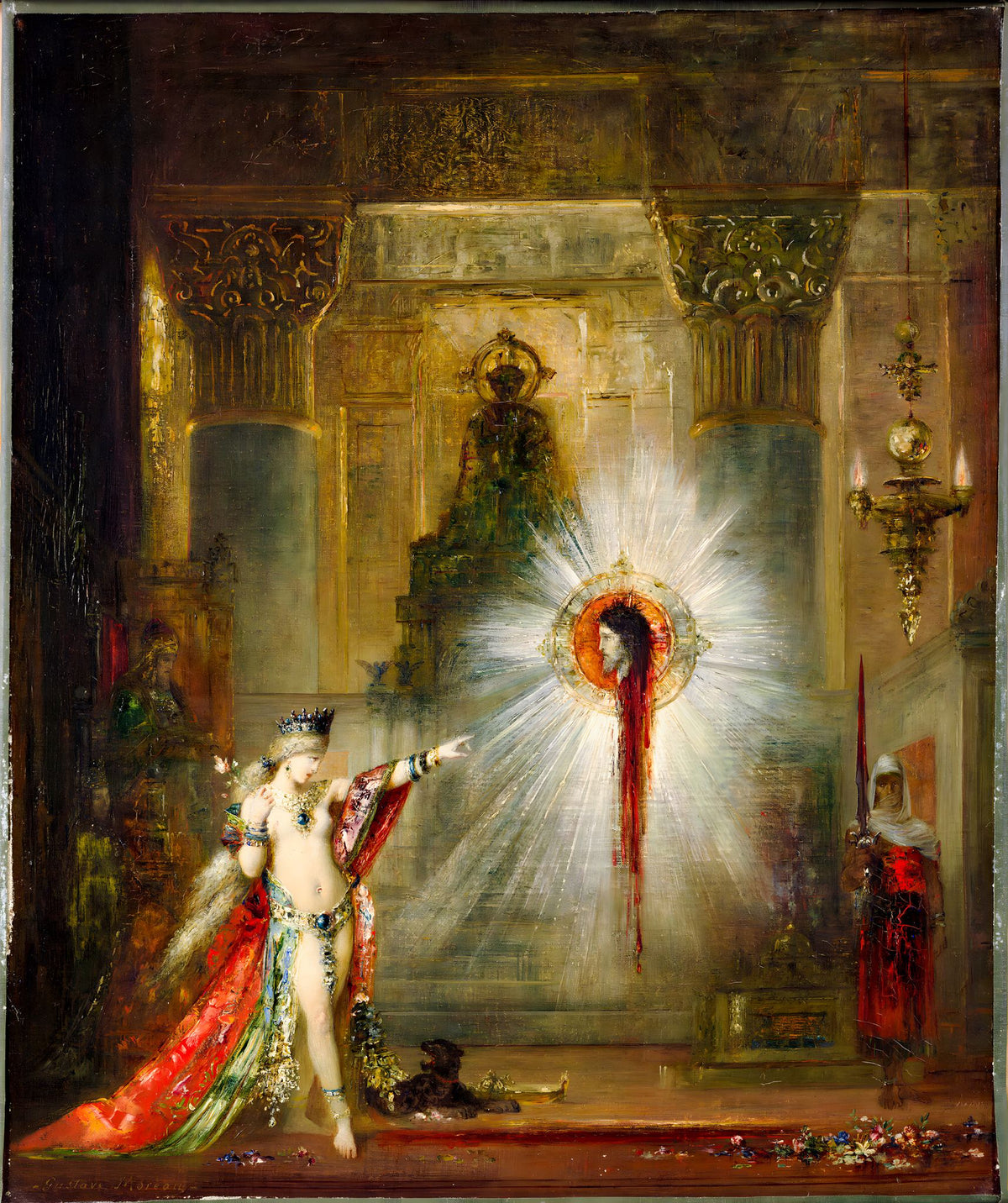 The Apparition – Gustave Moreau, 1876, framed