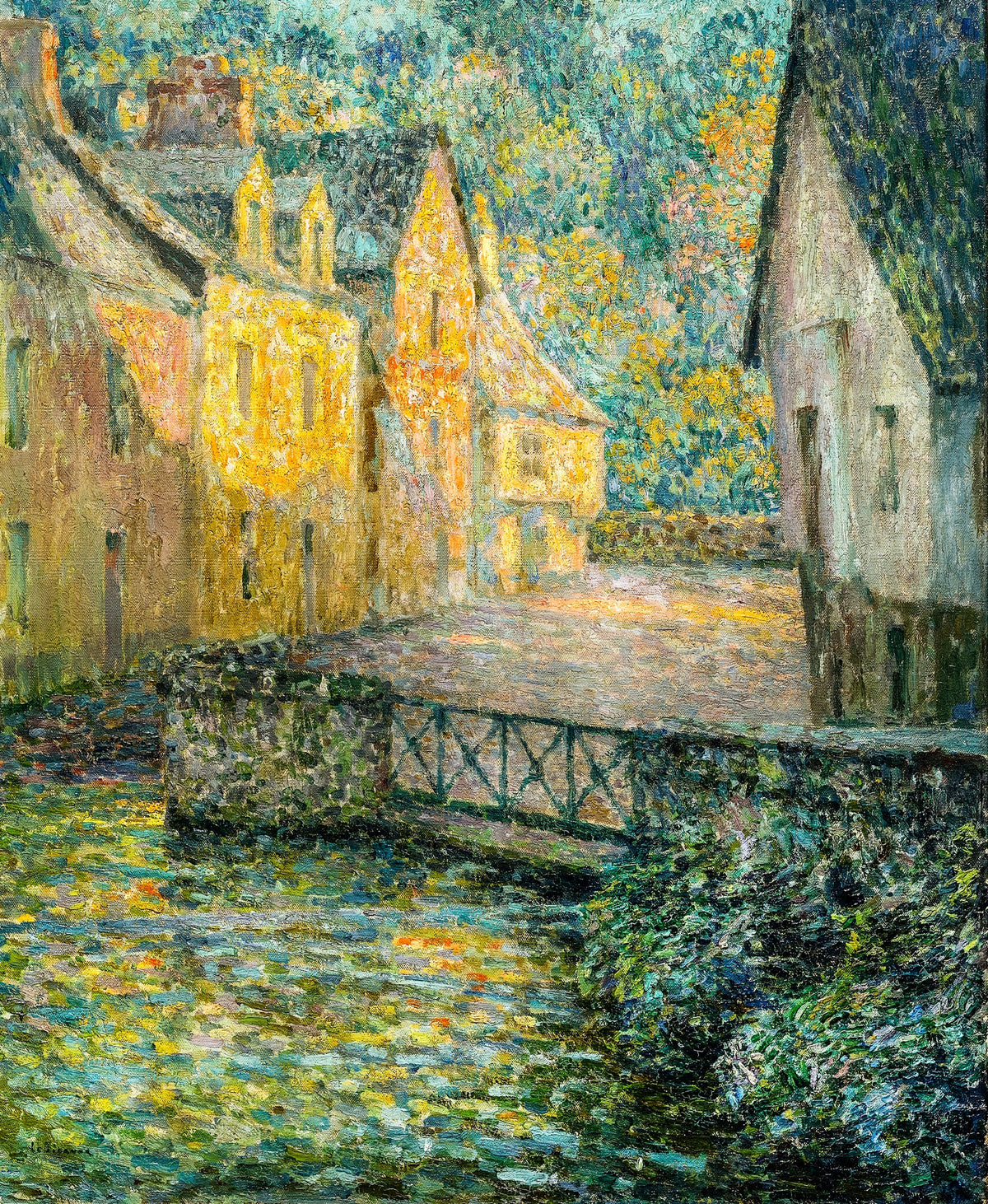 Golden Morning – Henri Le Sidaner, 1906, framed