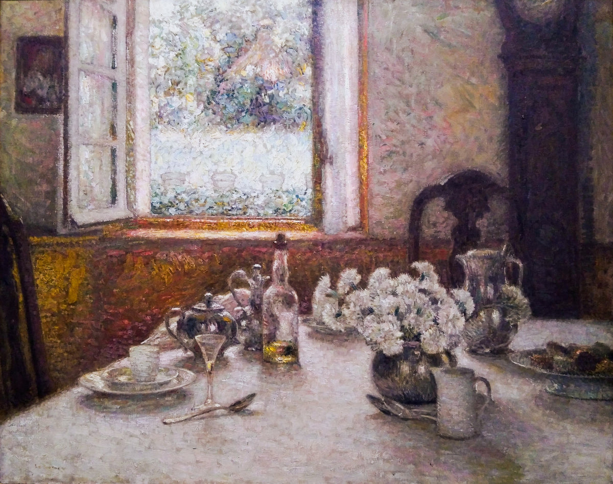 The Dessert – Henri Le Sidaner, 1901, framed