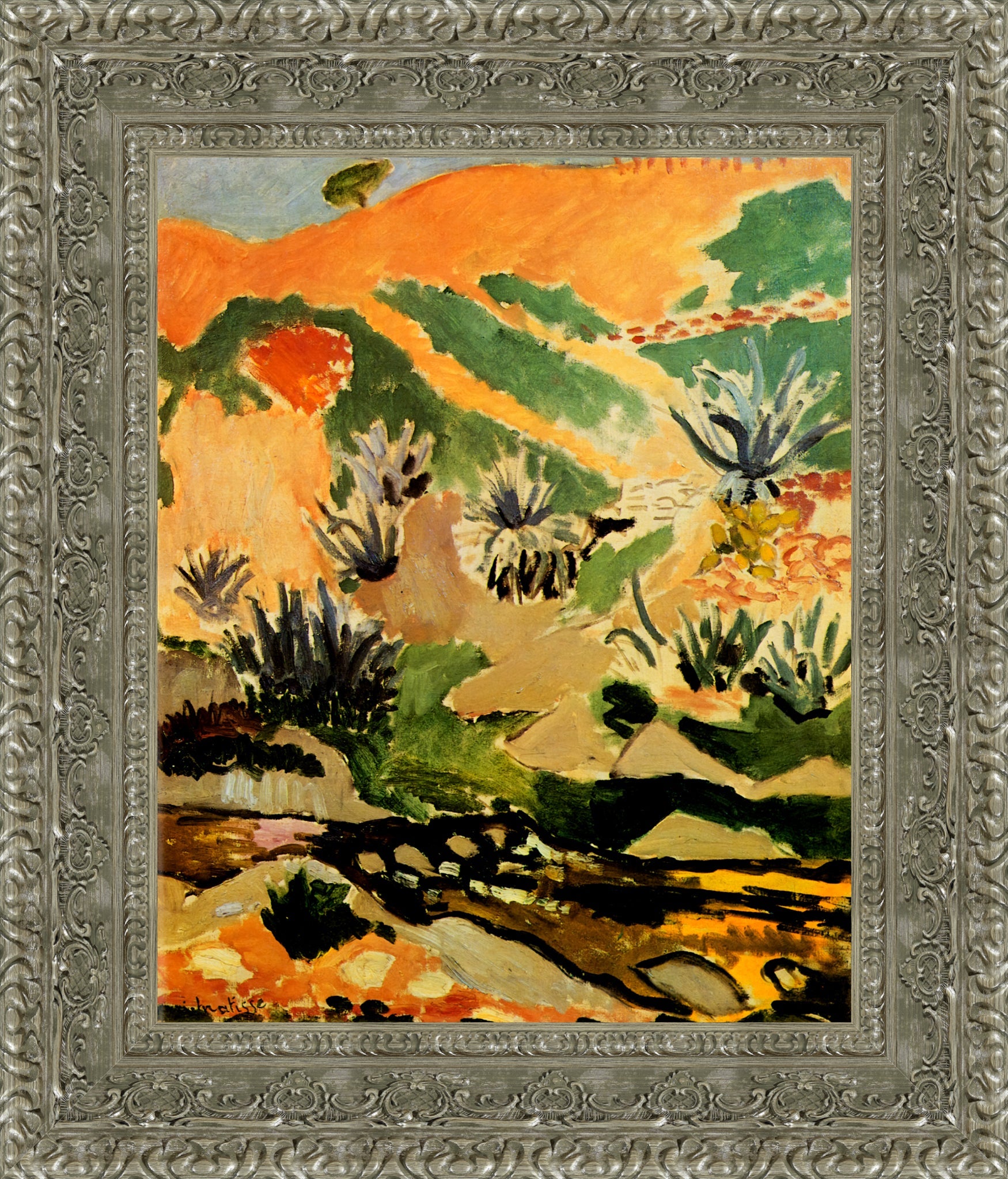 Brook With Aloes