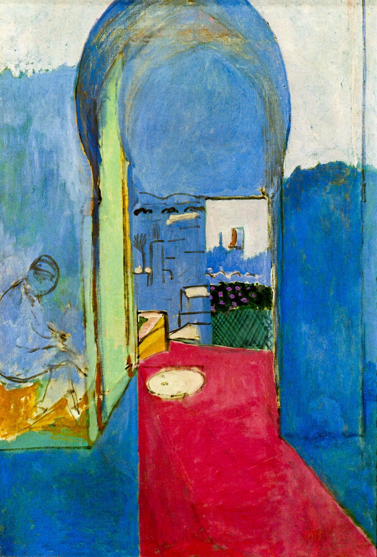Entrance to the Kasbah (L’Entrée de la Kasbah) – Henri Matisse, 1912, framed