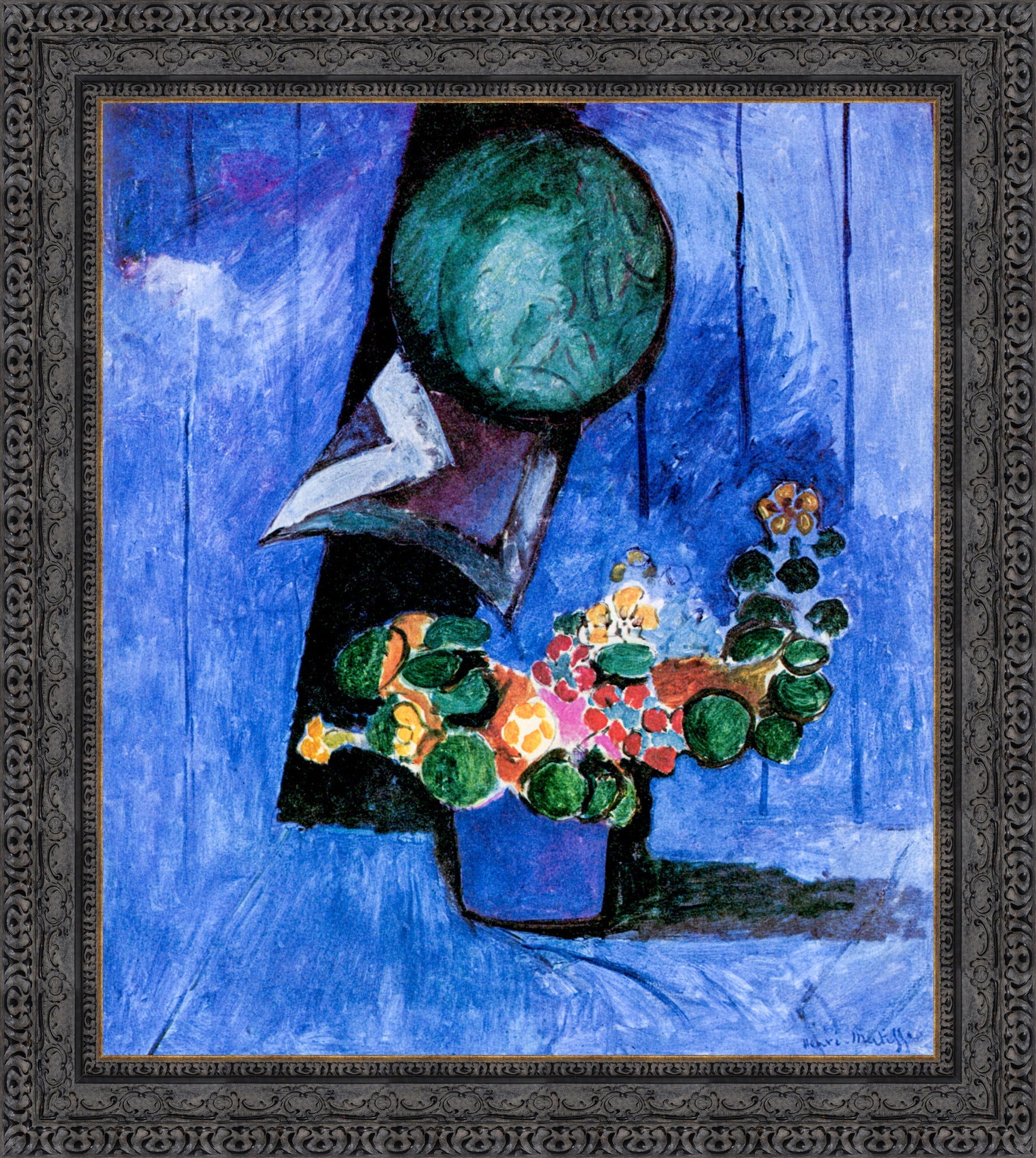 Flowers And Ceramic Plate