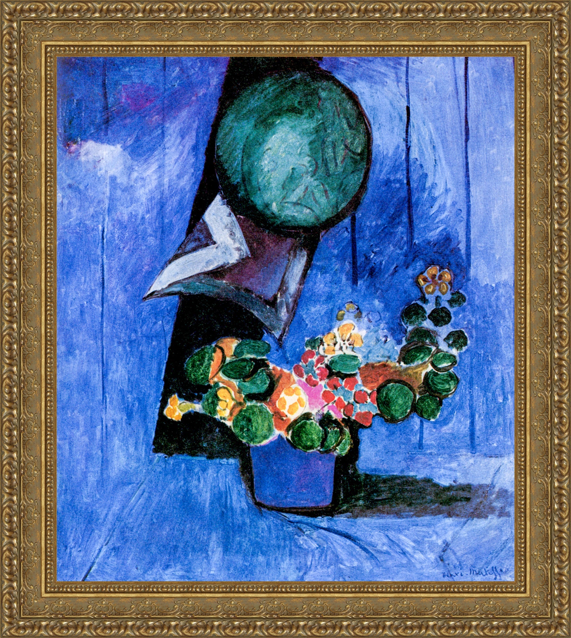 Flowers And Ceramic Plate