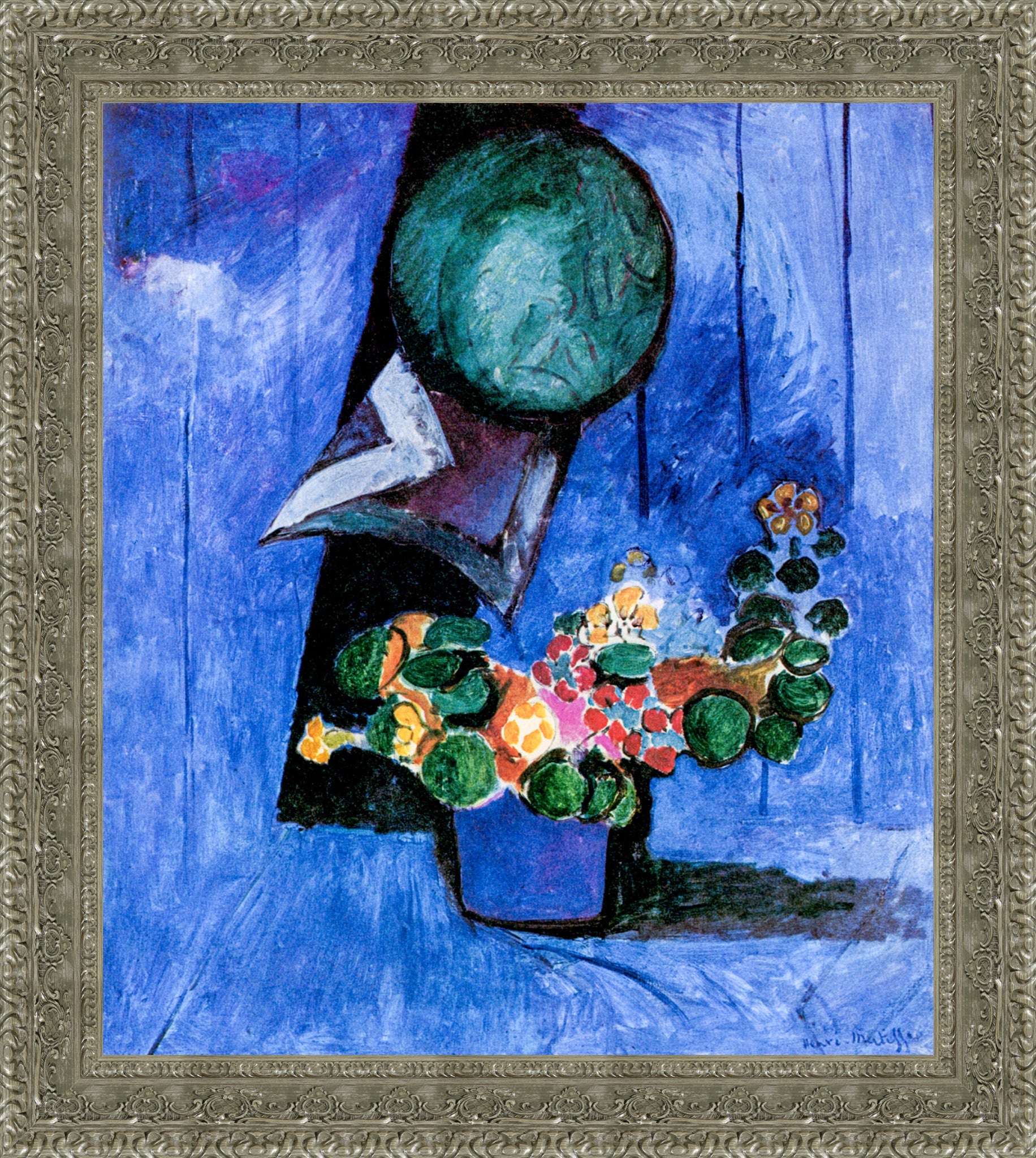 Flowers And Ceramic Plate