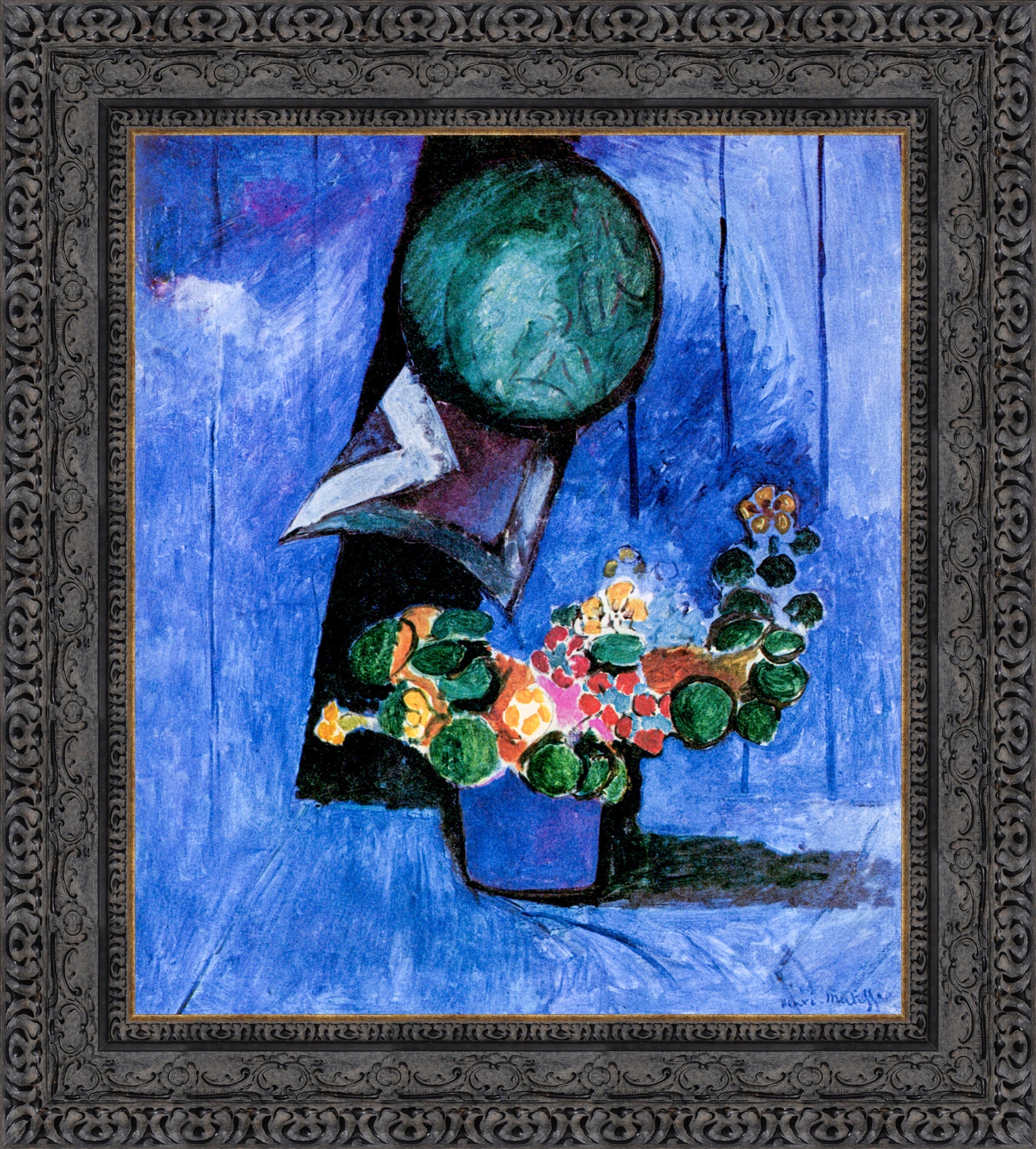 Flowers And Ceramic Plate