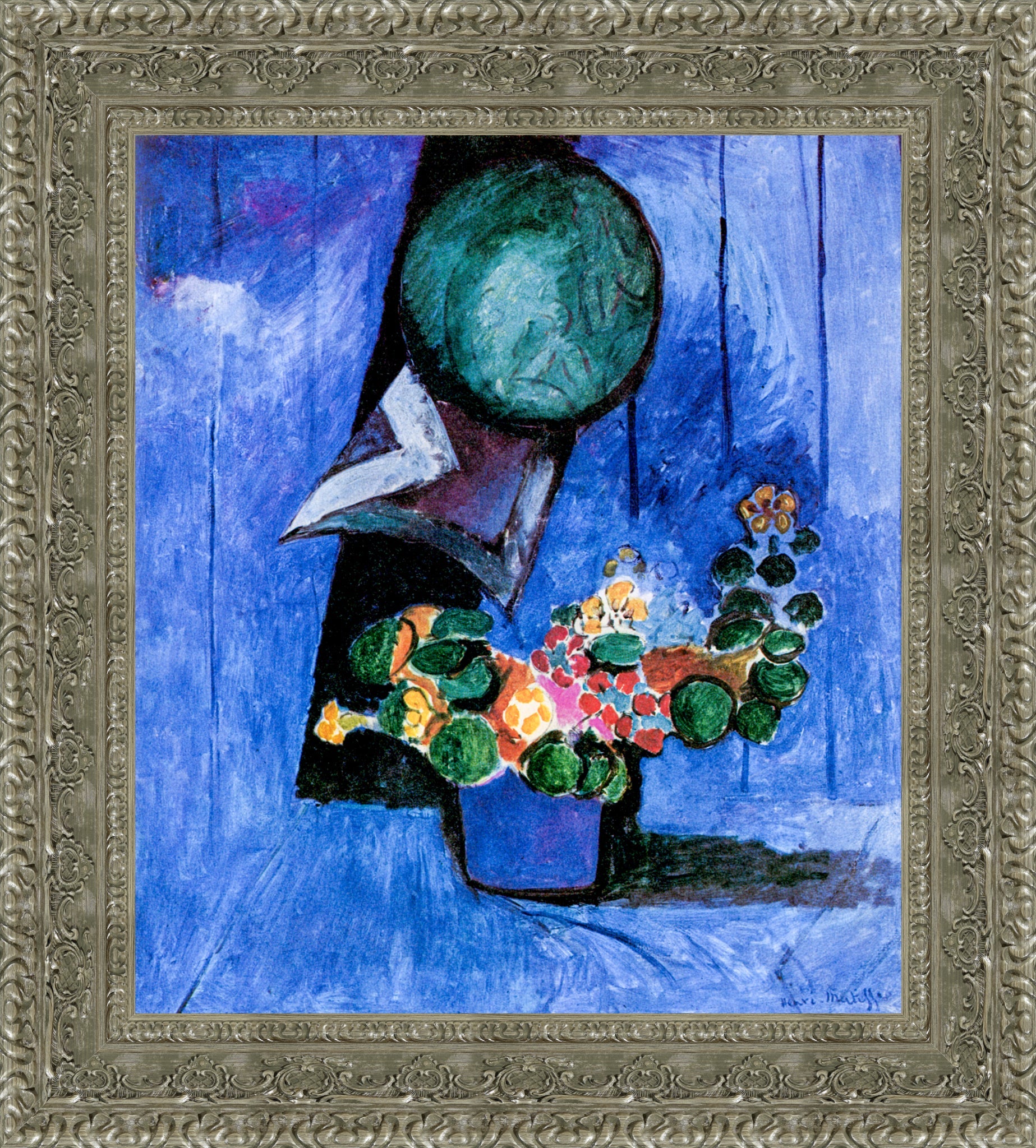 Flowers And Ceramic Plate