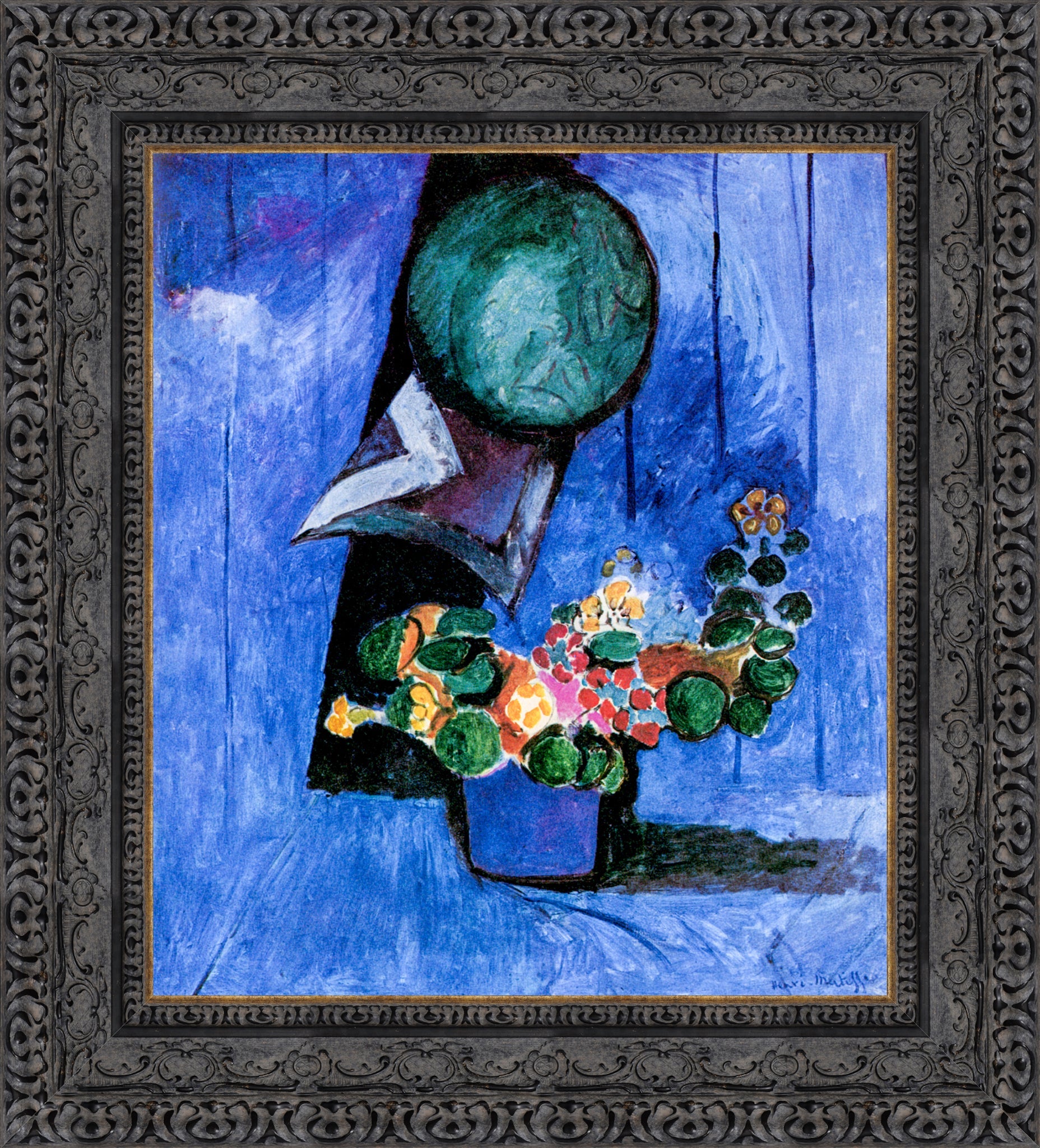 Flowers And Ceramic Plate