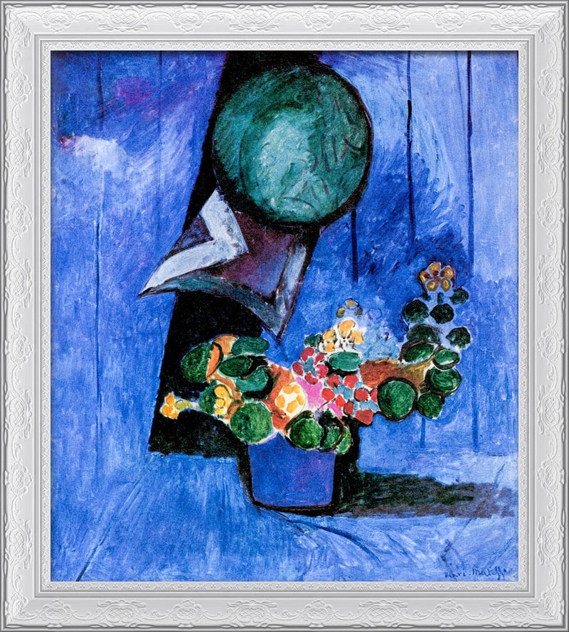 Flowers and Ceramic Plate (Fleurs et plat en céramique) – Henri Matisse, 1913