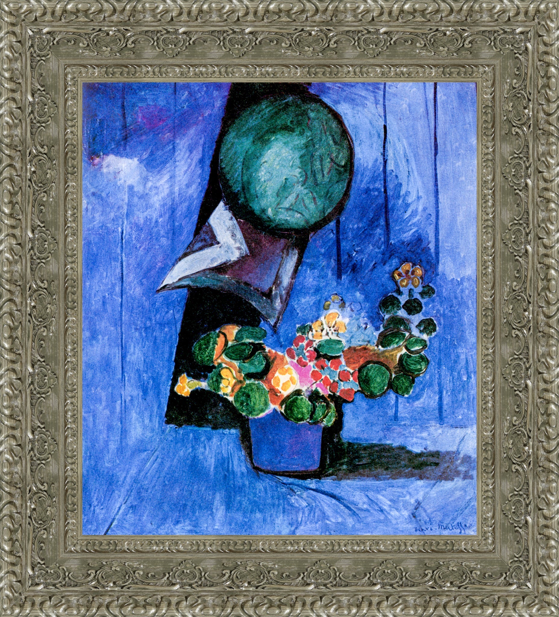 Flowers And Ceramic Plate