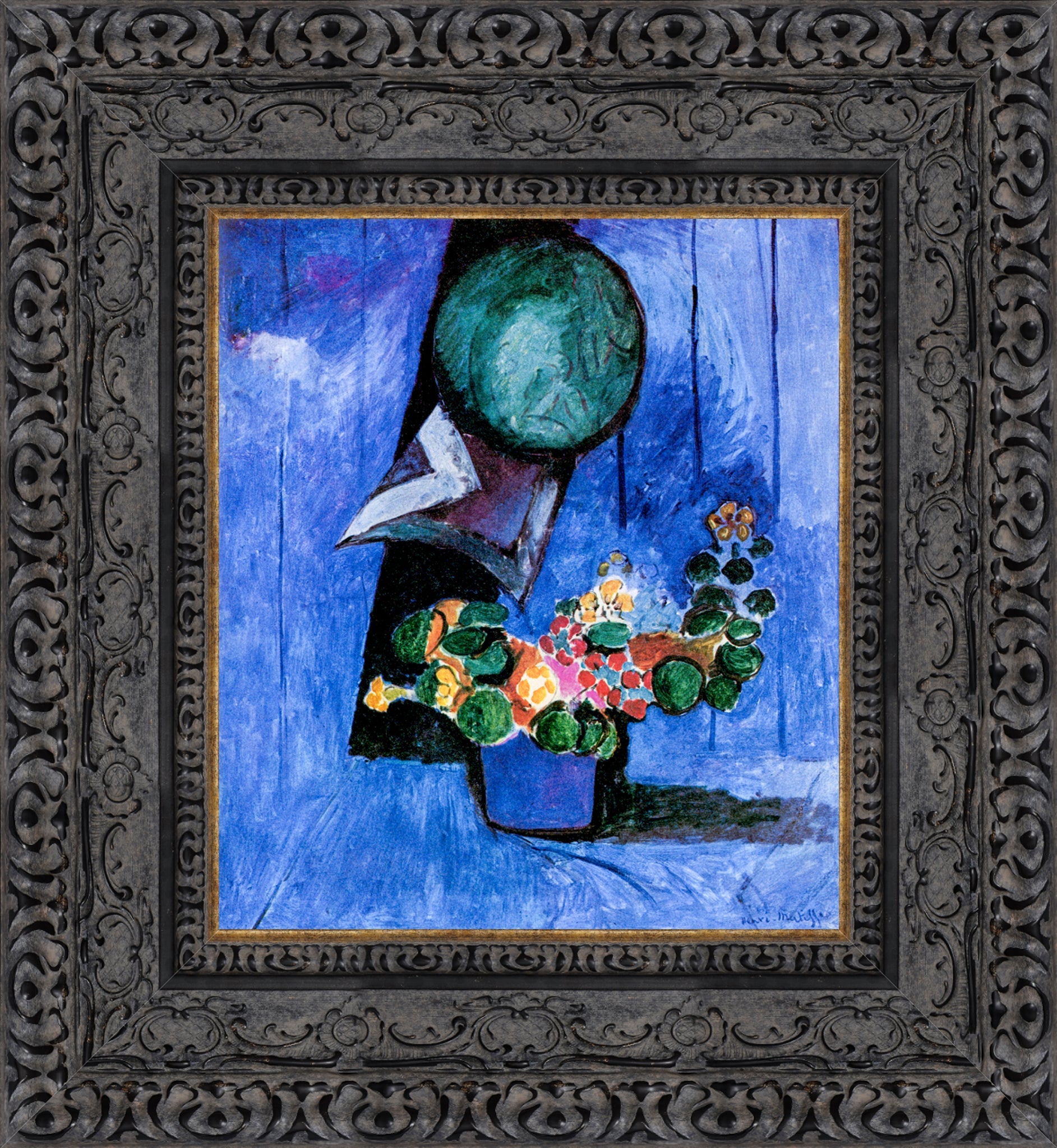 Flowers And Ceramic Plate