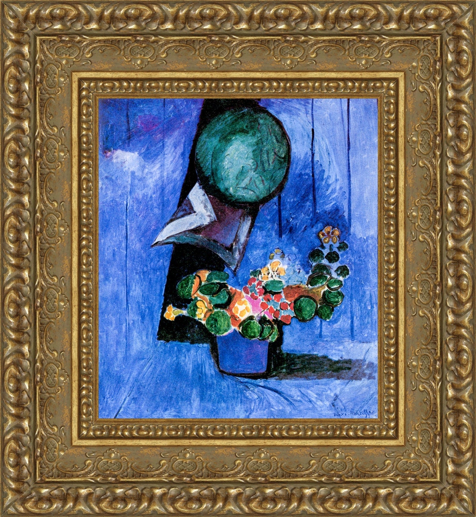 Flowers and Ceramic Plate (Fleurs et plat en céramique) – Henri Matisse, 1913