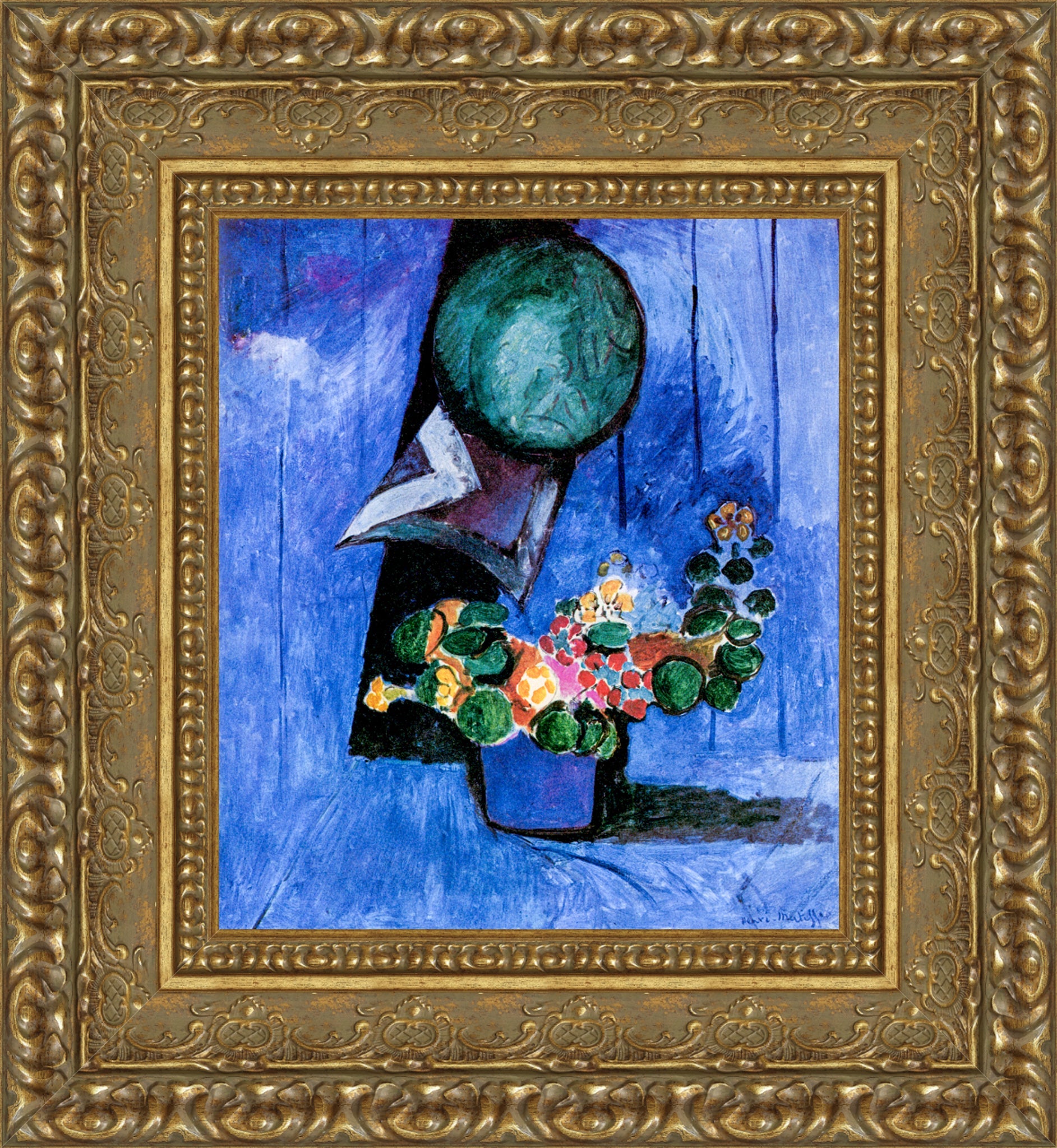 Flowers And Ceramic Plate