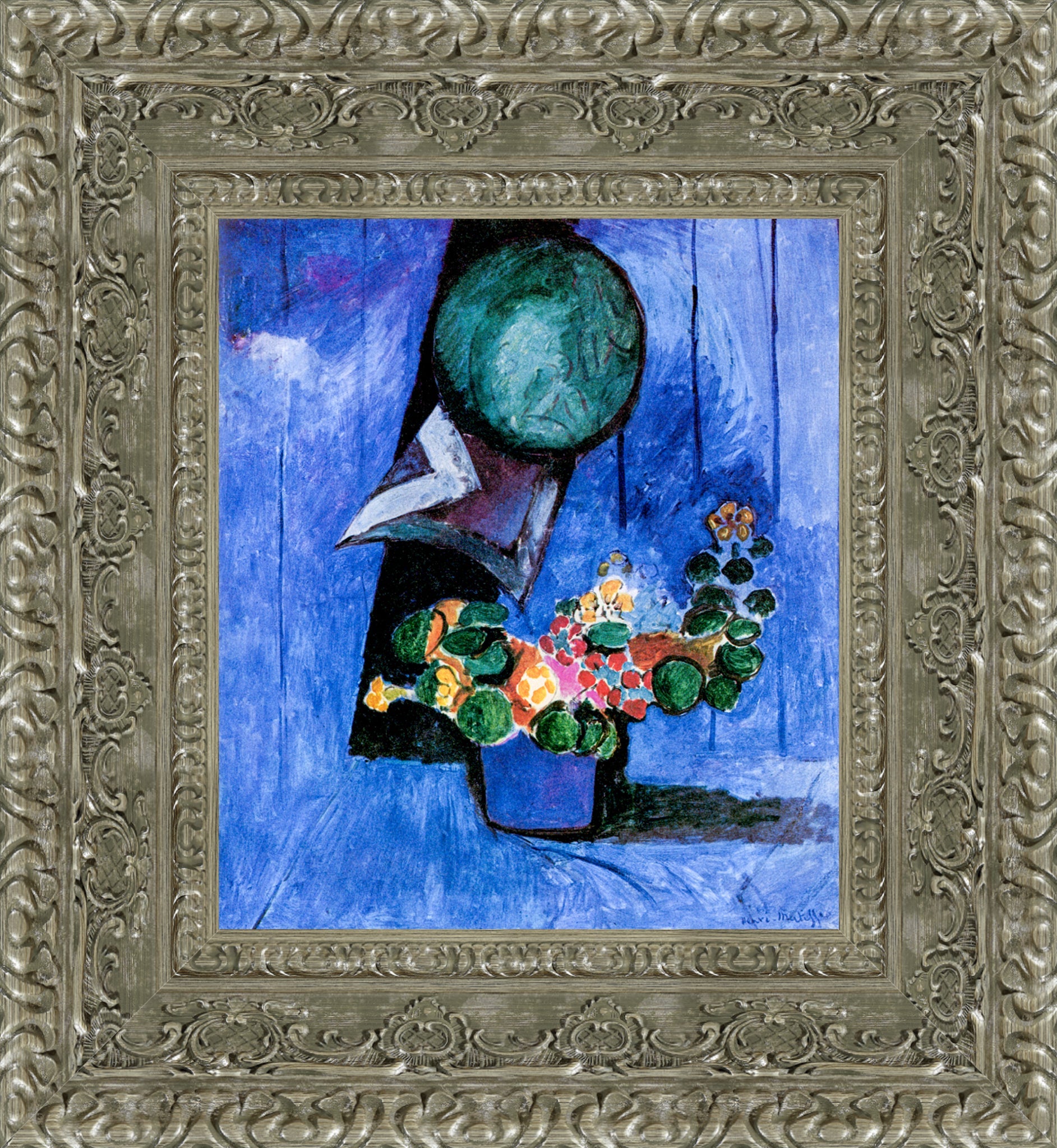 Flowers And Ceramic Plate