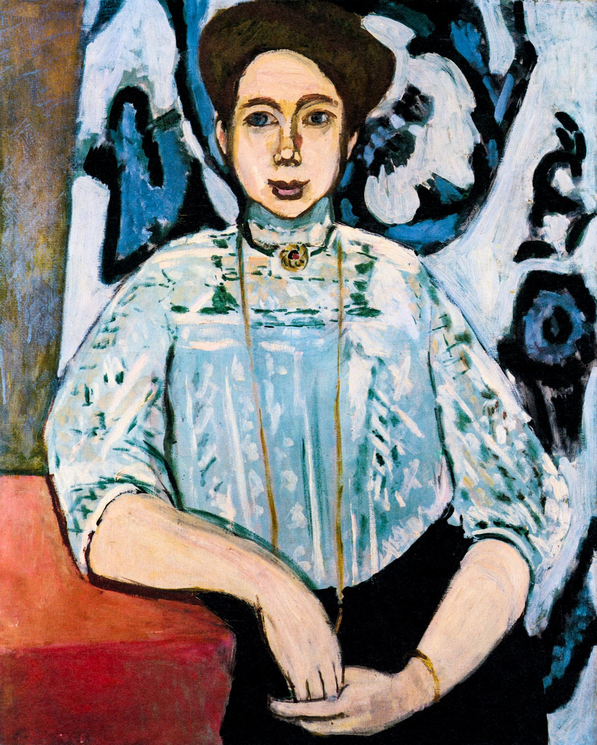 Portrait of Greta Moll – Henri Matisse, 1908, framed