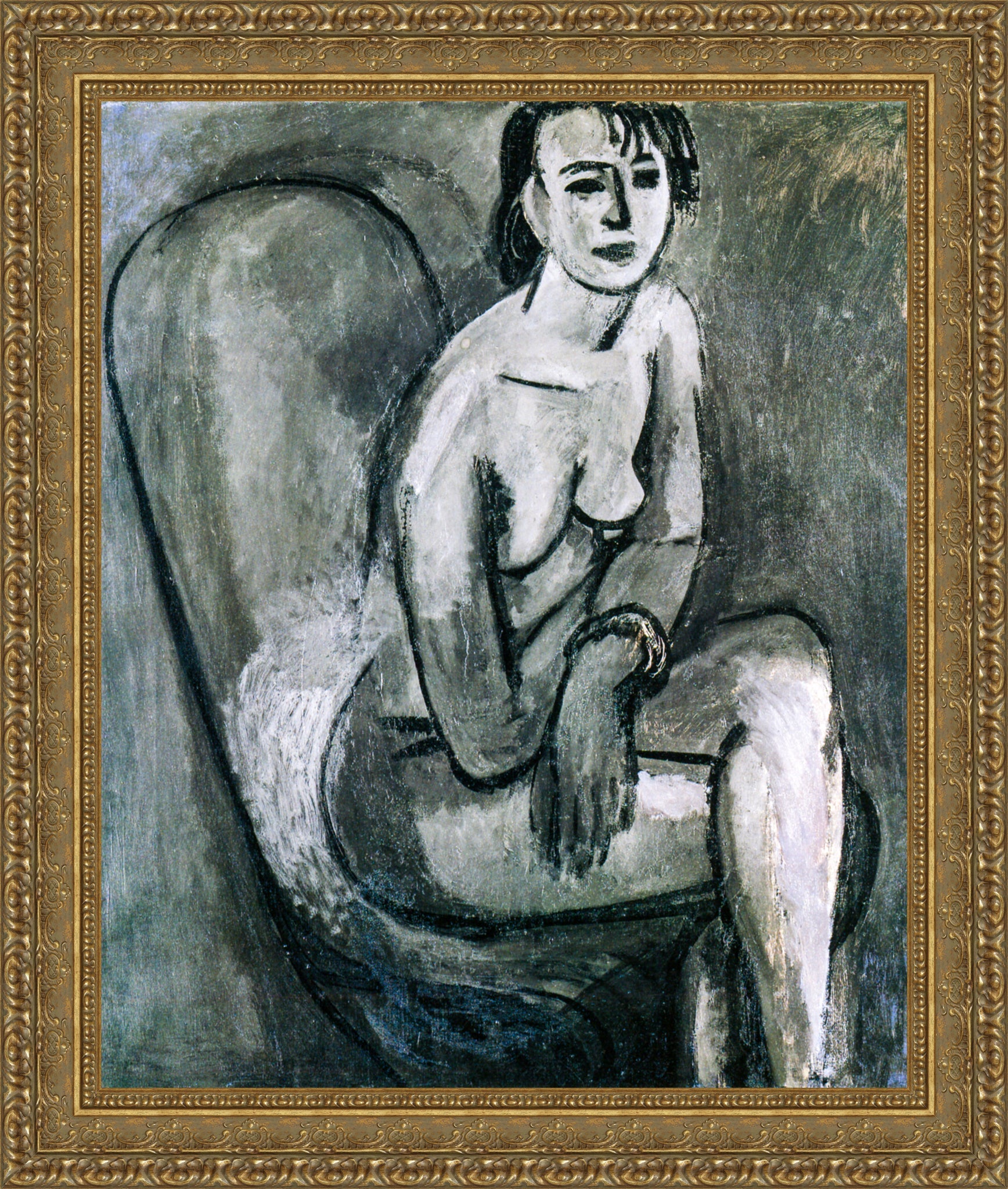 Grey Nude With Bracelet