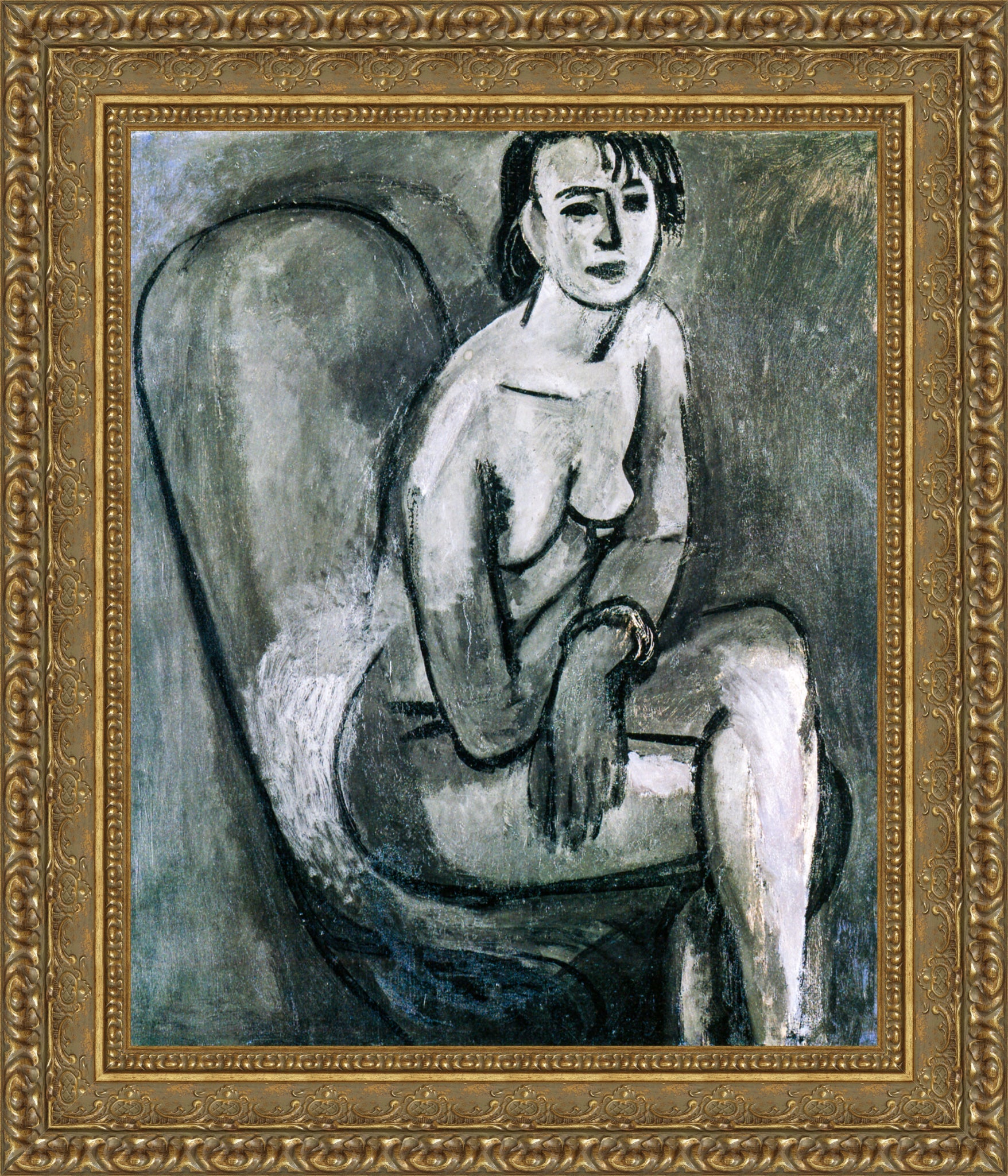 Grey Nude With Bracelet