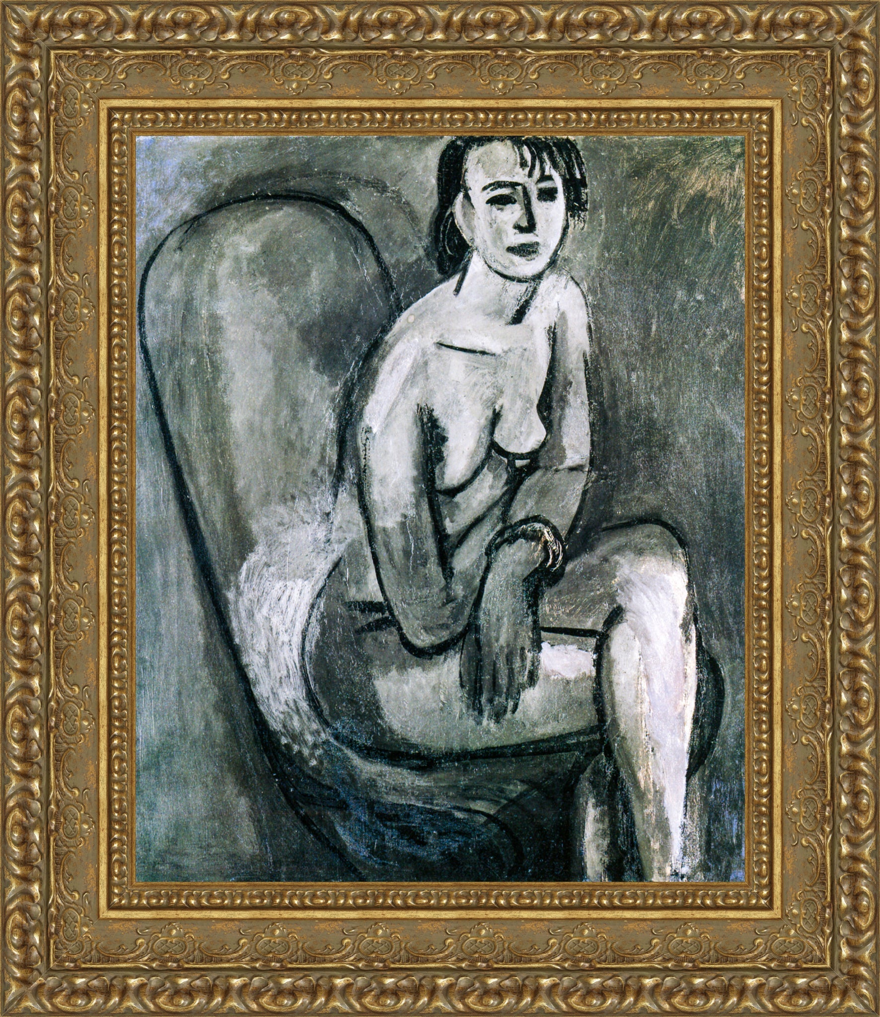 Grey Nude With Bracelet