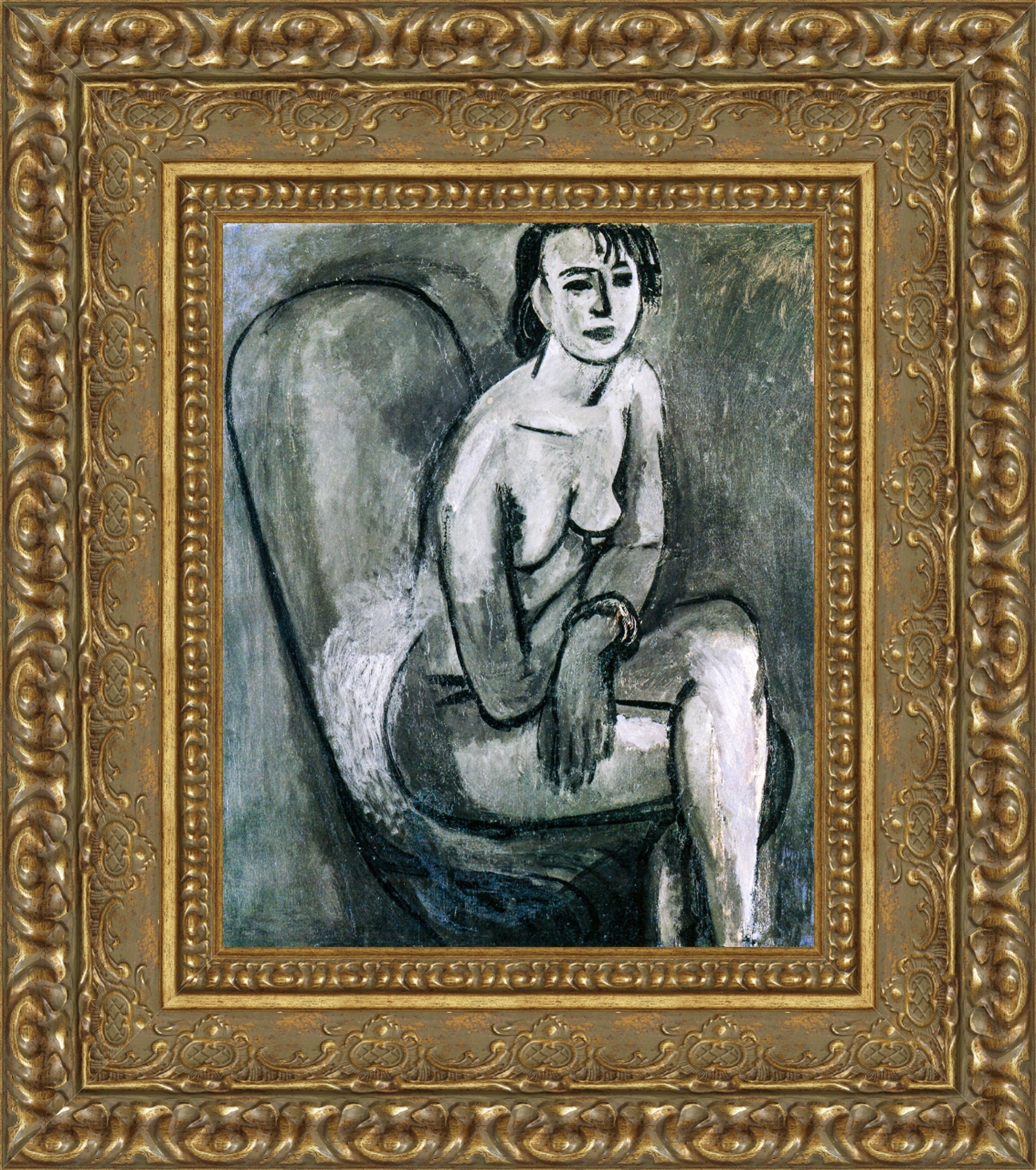 Grey Nude With Bracelet