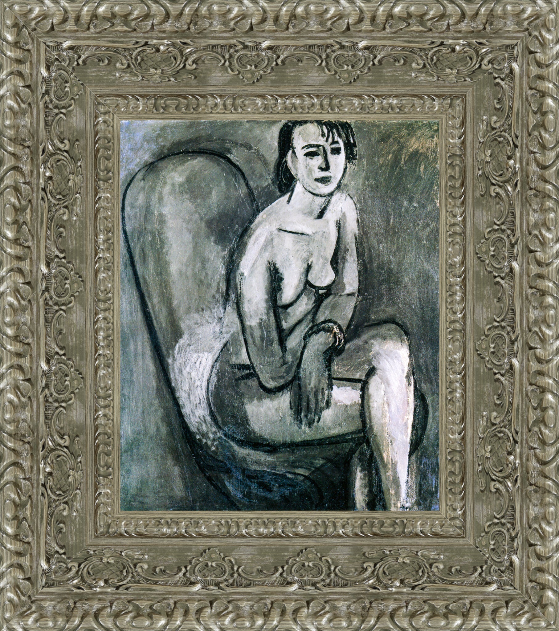 Grey Nude With Bracelet