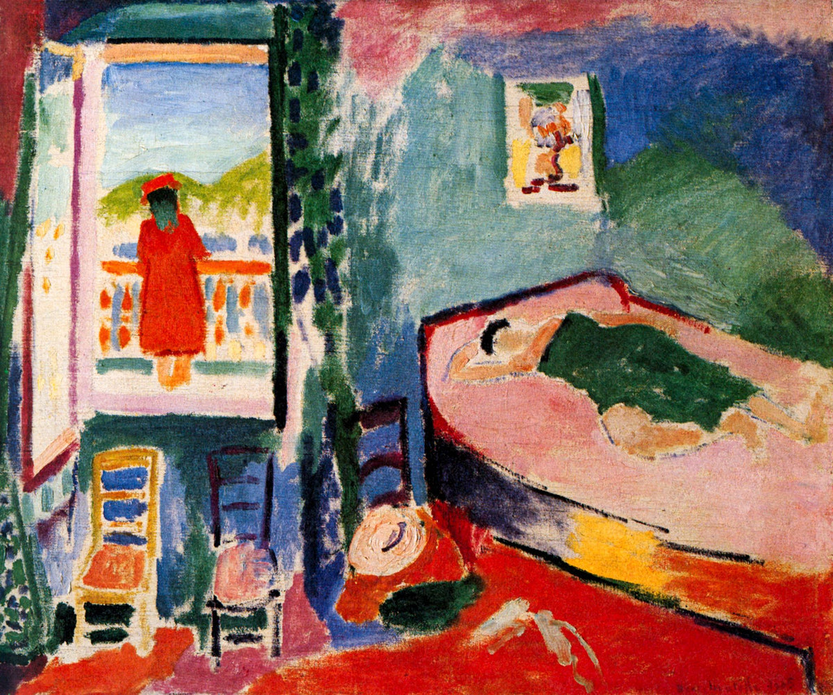 Interior at Collioure (Intérieur à Collioure) – Henri Matisse, 1905, framed