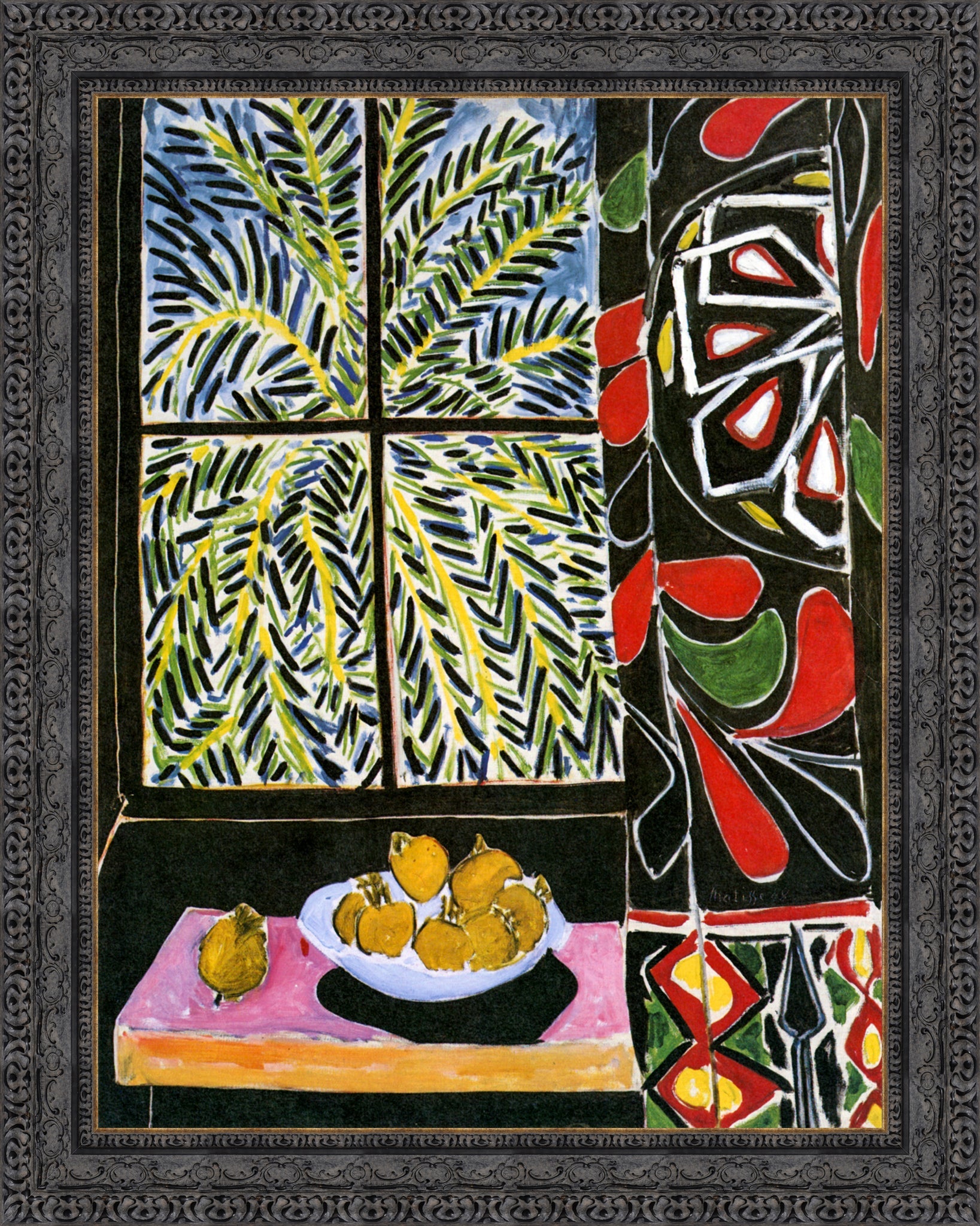 Interior With Egyptian Curtain