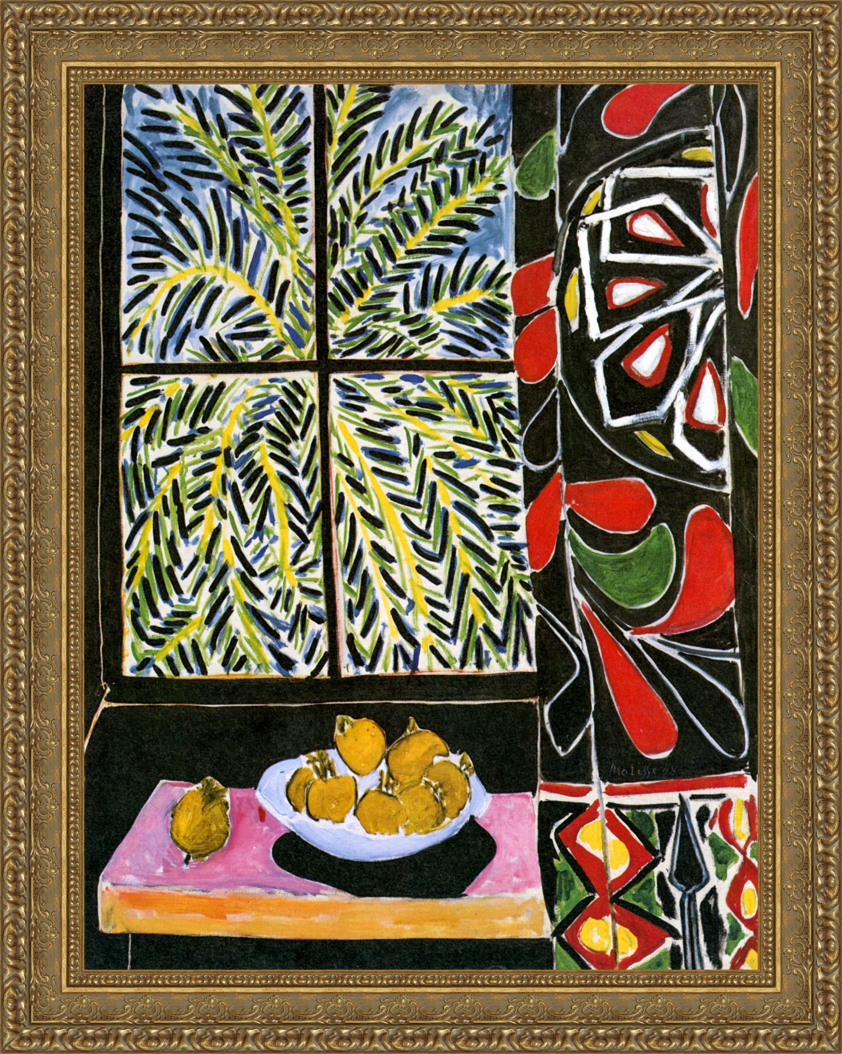 Interior With Egyptian Curtain