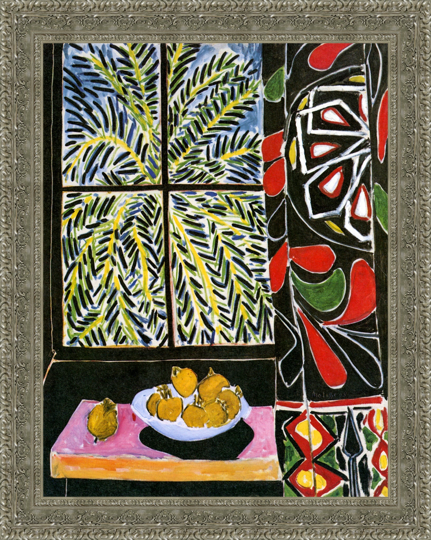 Interior With Egyptian Curtain