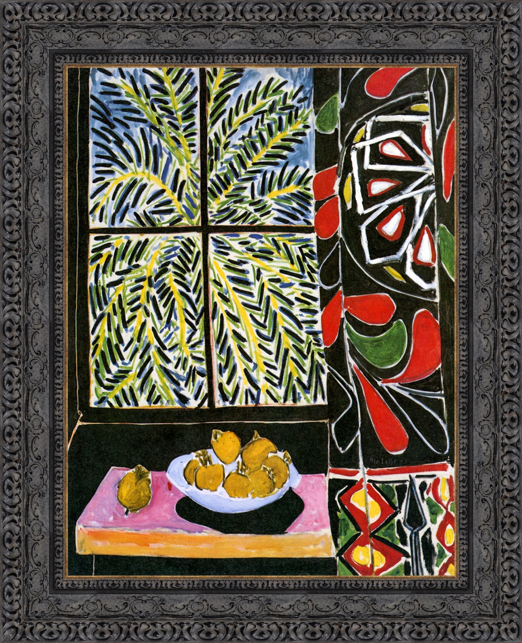 Interior With Egyptian Curtain