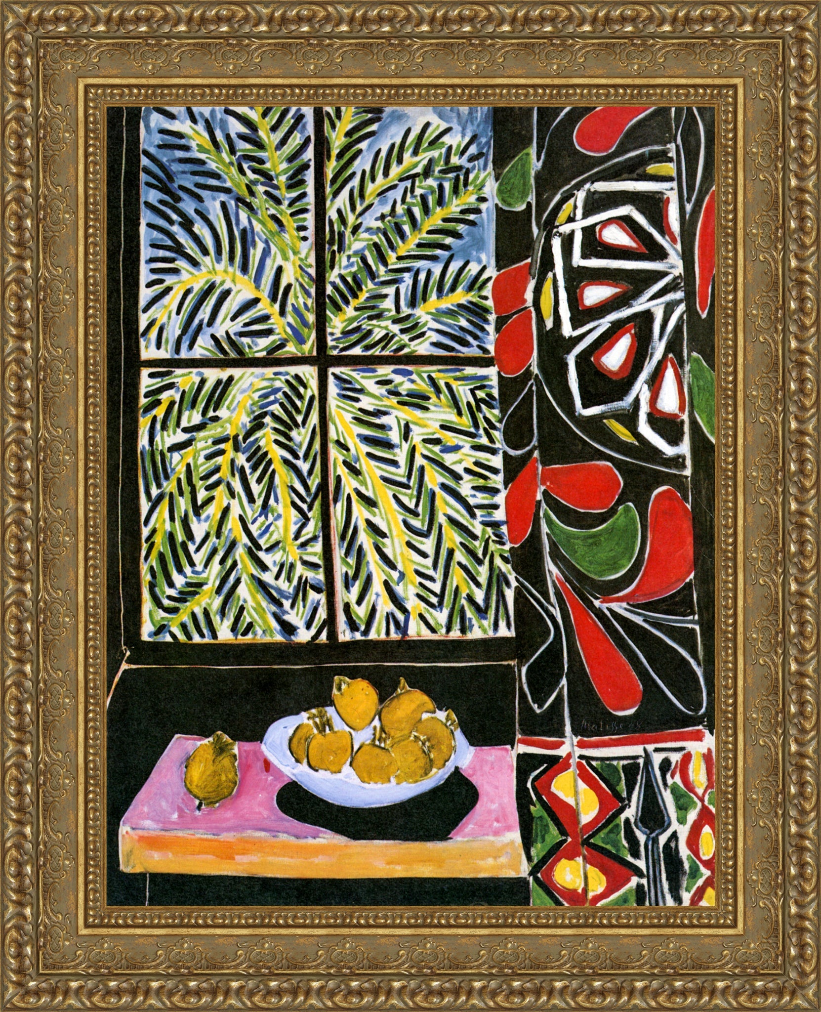 Interior With Egyptian Curtain