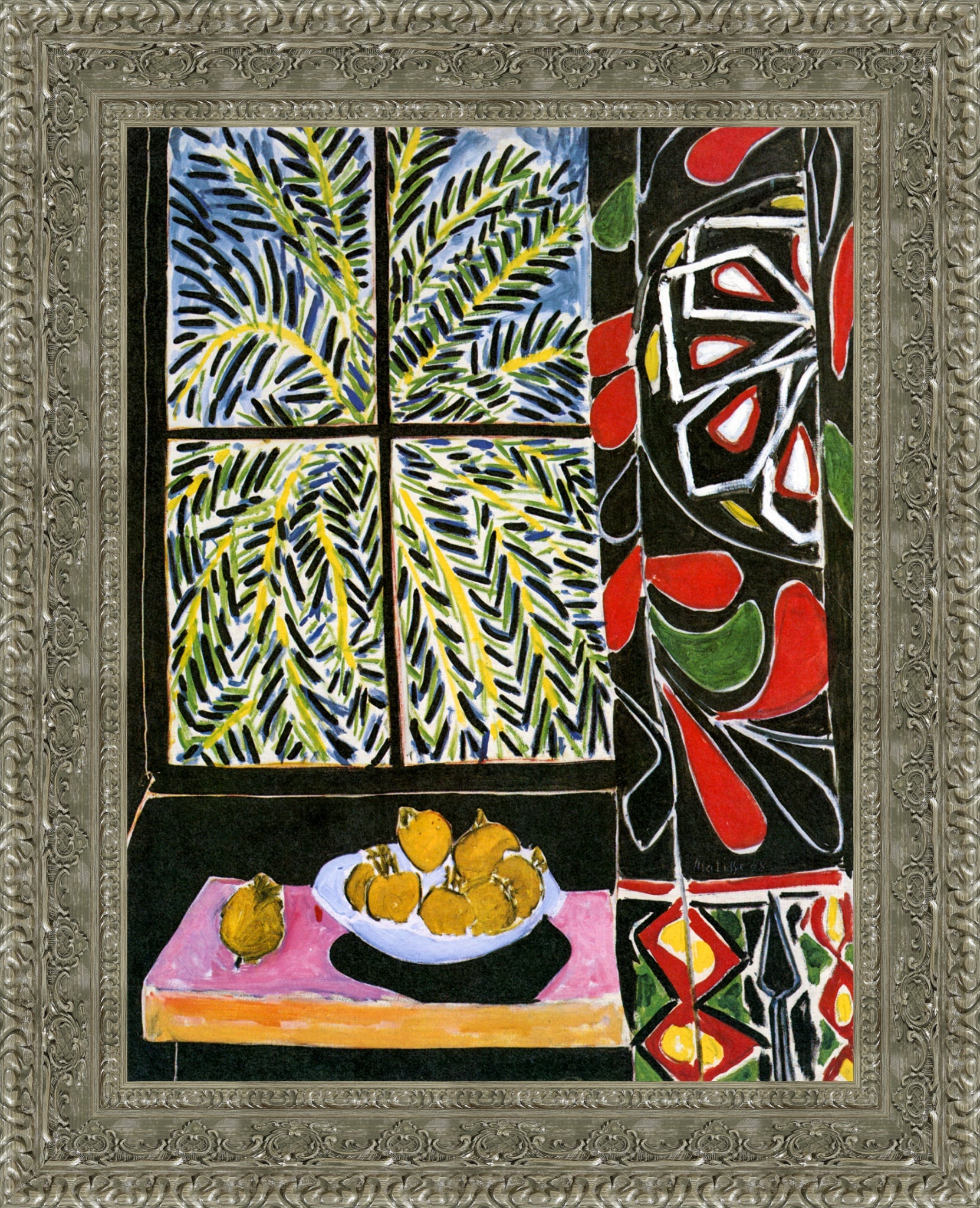 Interior With Egyptian Curtain